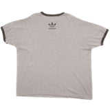 Vintage Adidas Superstar Tee Shirt Size XL Made In USA. GREY