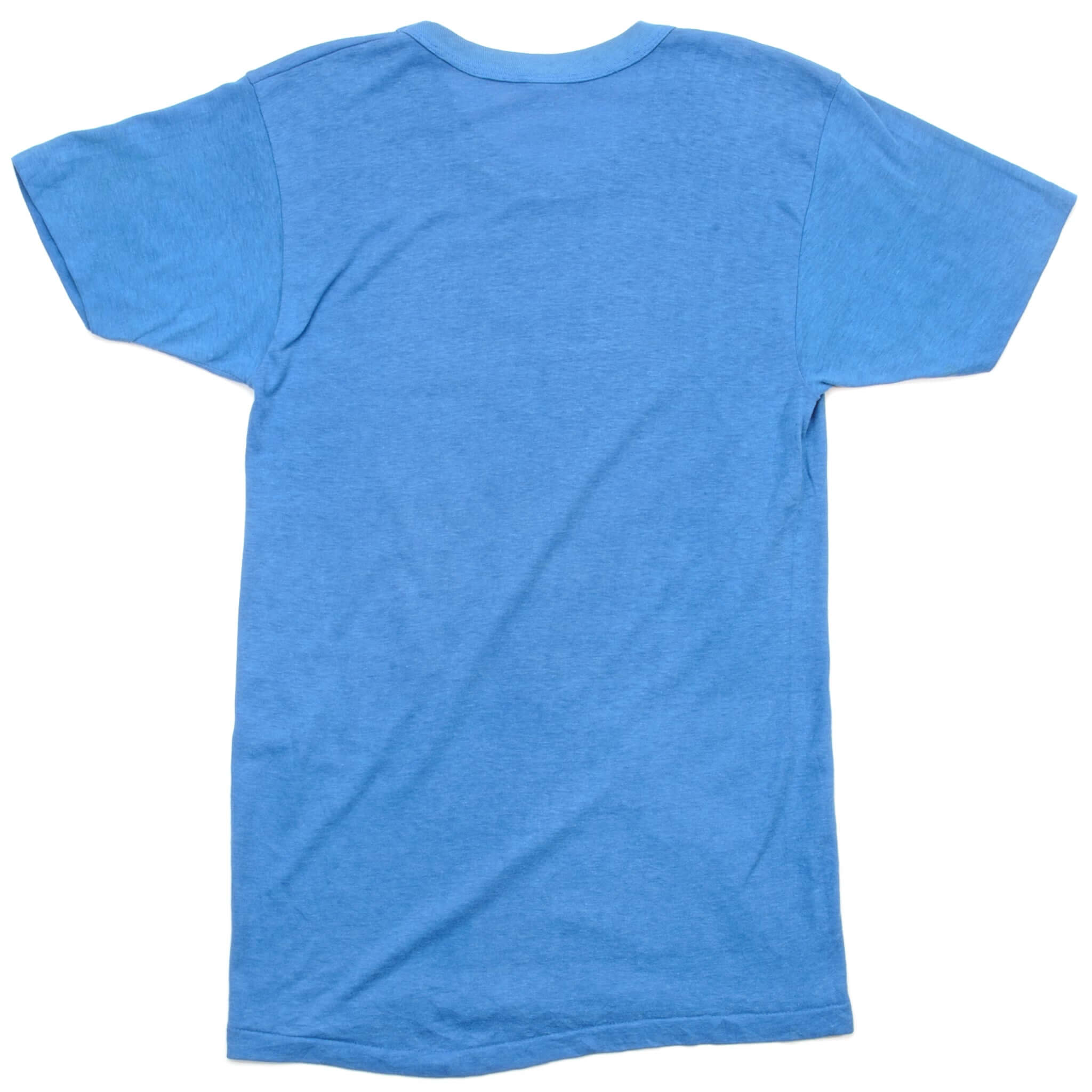 Plain back of blue New York Mets T-shirt