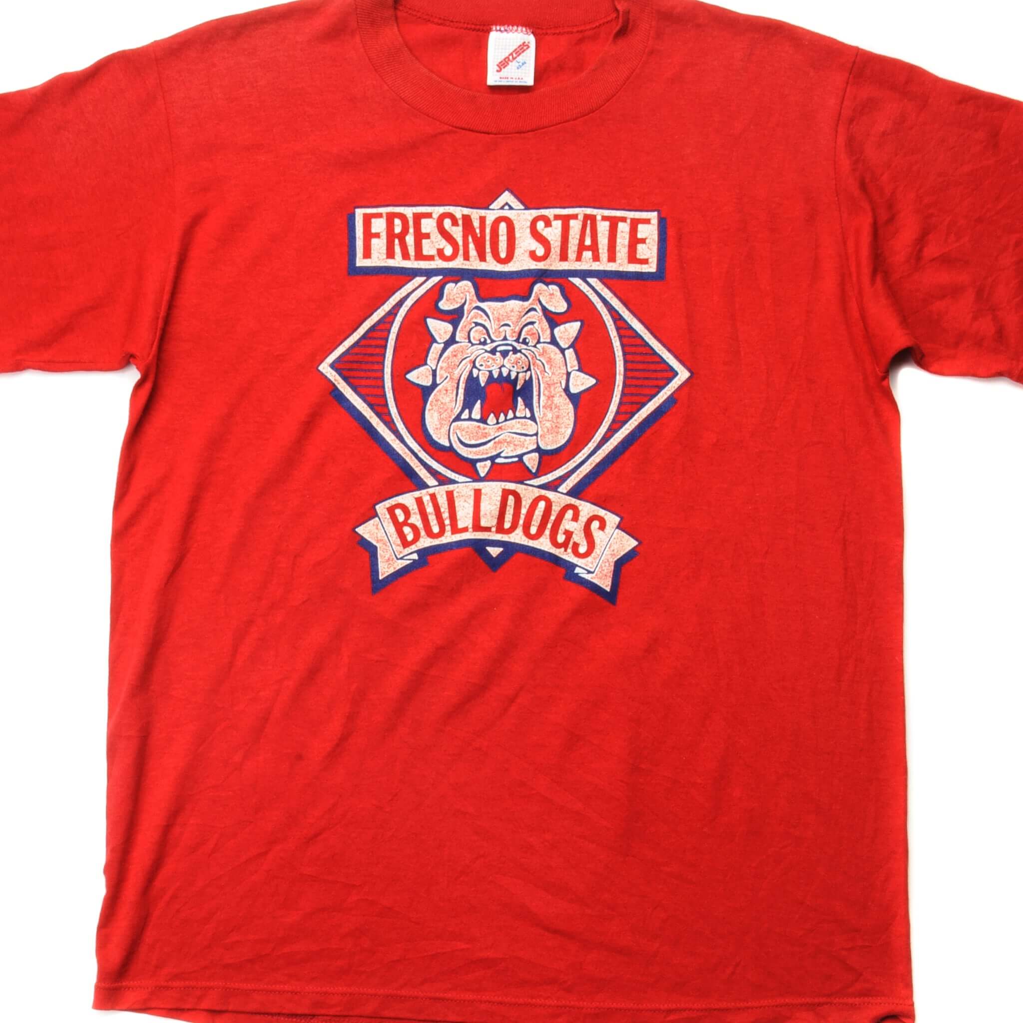 VINTAGE FRESNO STATE BULLDOGS TEE SHIRT SIZE MEDIUM MADE IN USA