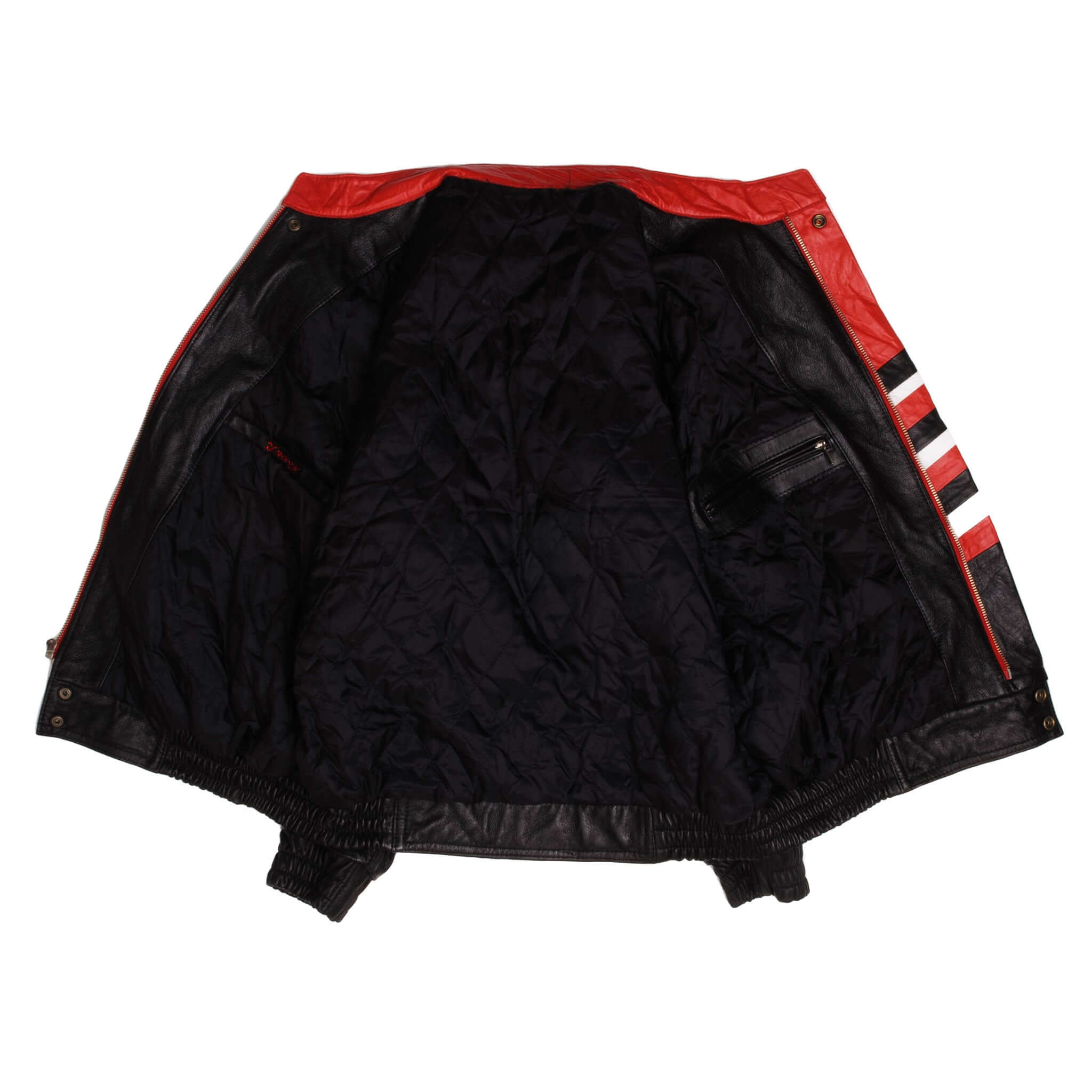 Vintage Nascar Dale Earnhardt Jr Bud Leather Jacket 1990S Size Medium