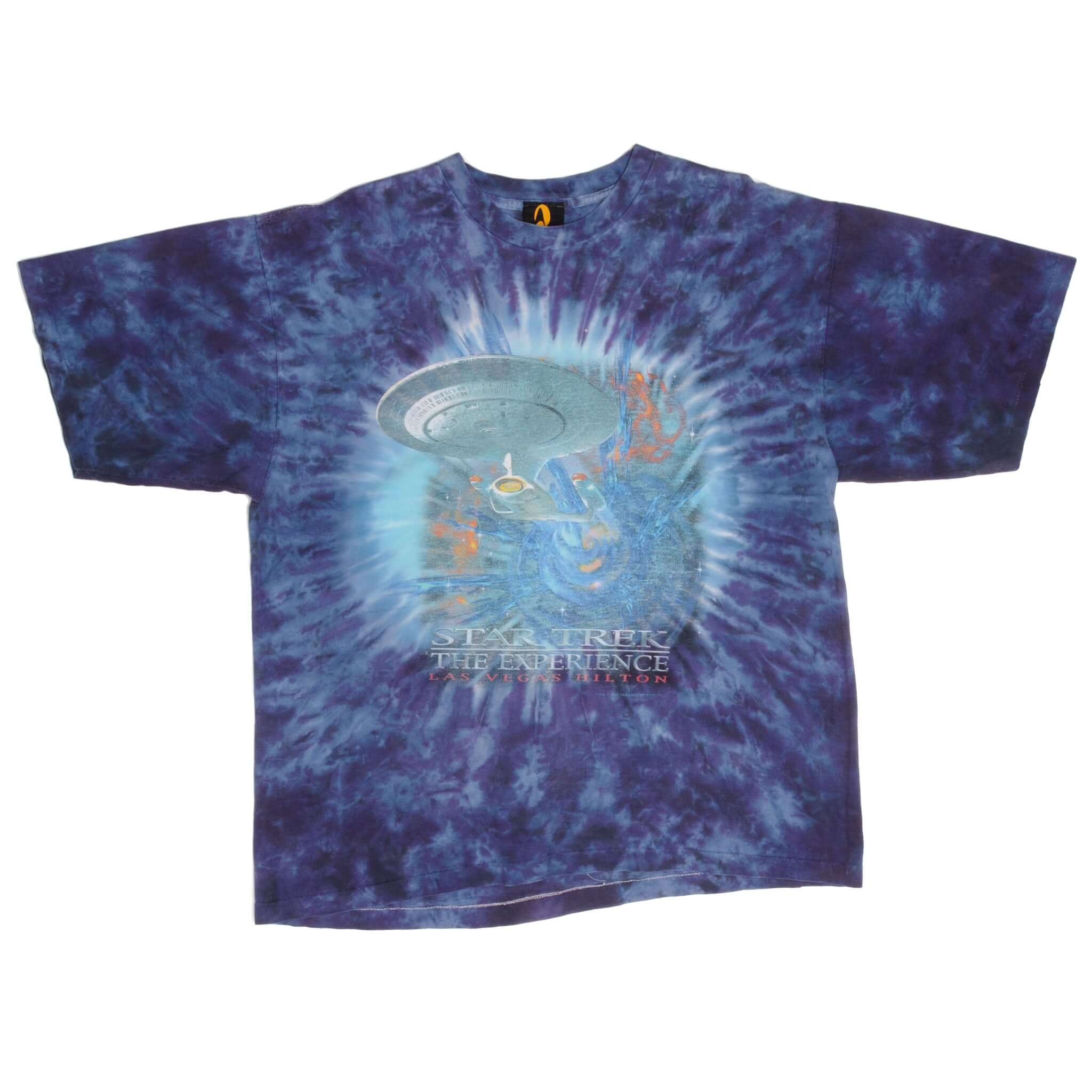 Vintage Star Trek The Experience Las Vegas Hilton Tee Shirt 2001 Size XL With Single Stitch Sleeves.