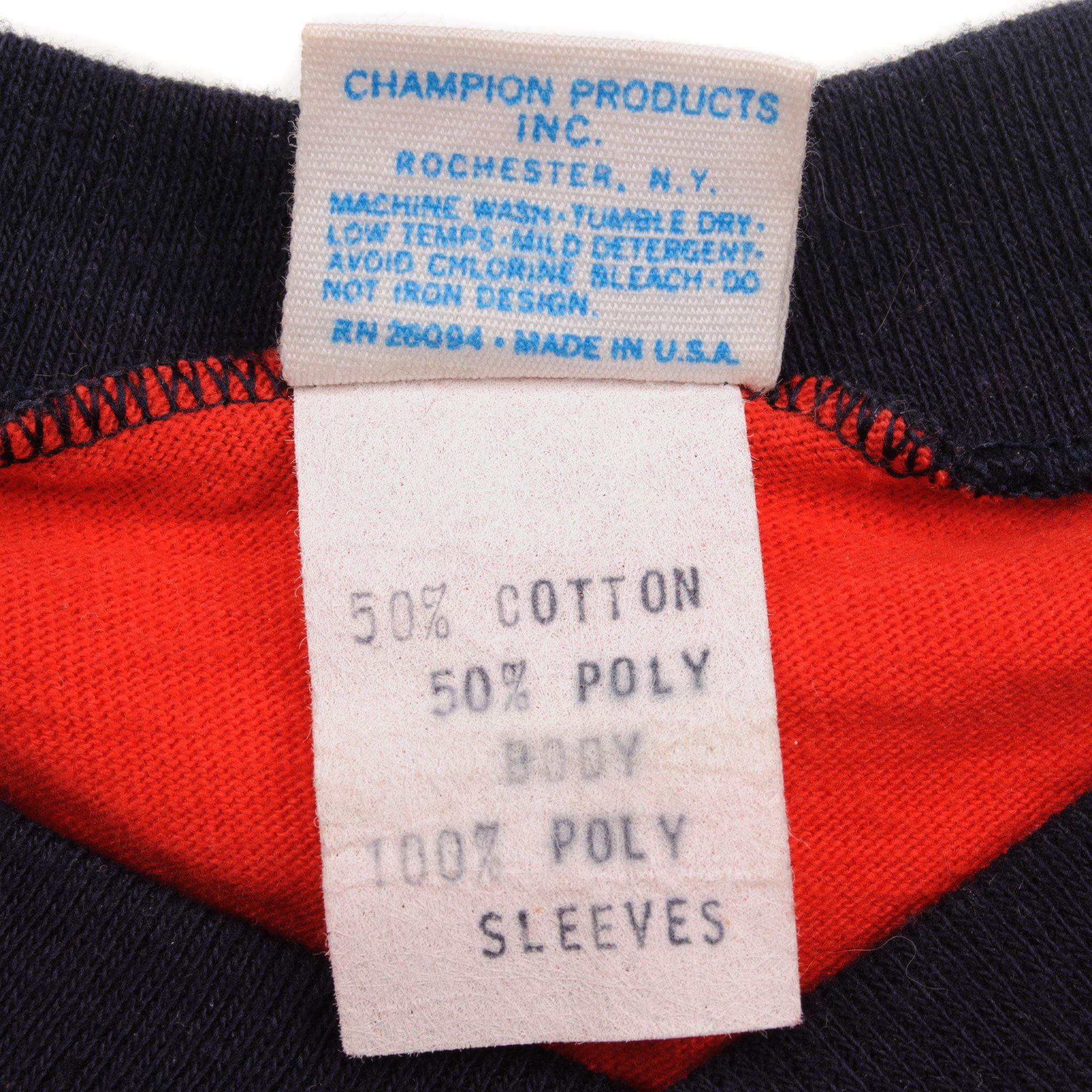 Vintage US Olympic Training Center Champion Tee Shirt 1970'S Size Medium Made In USA.