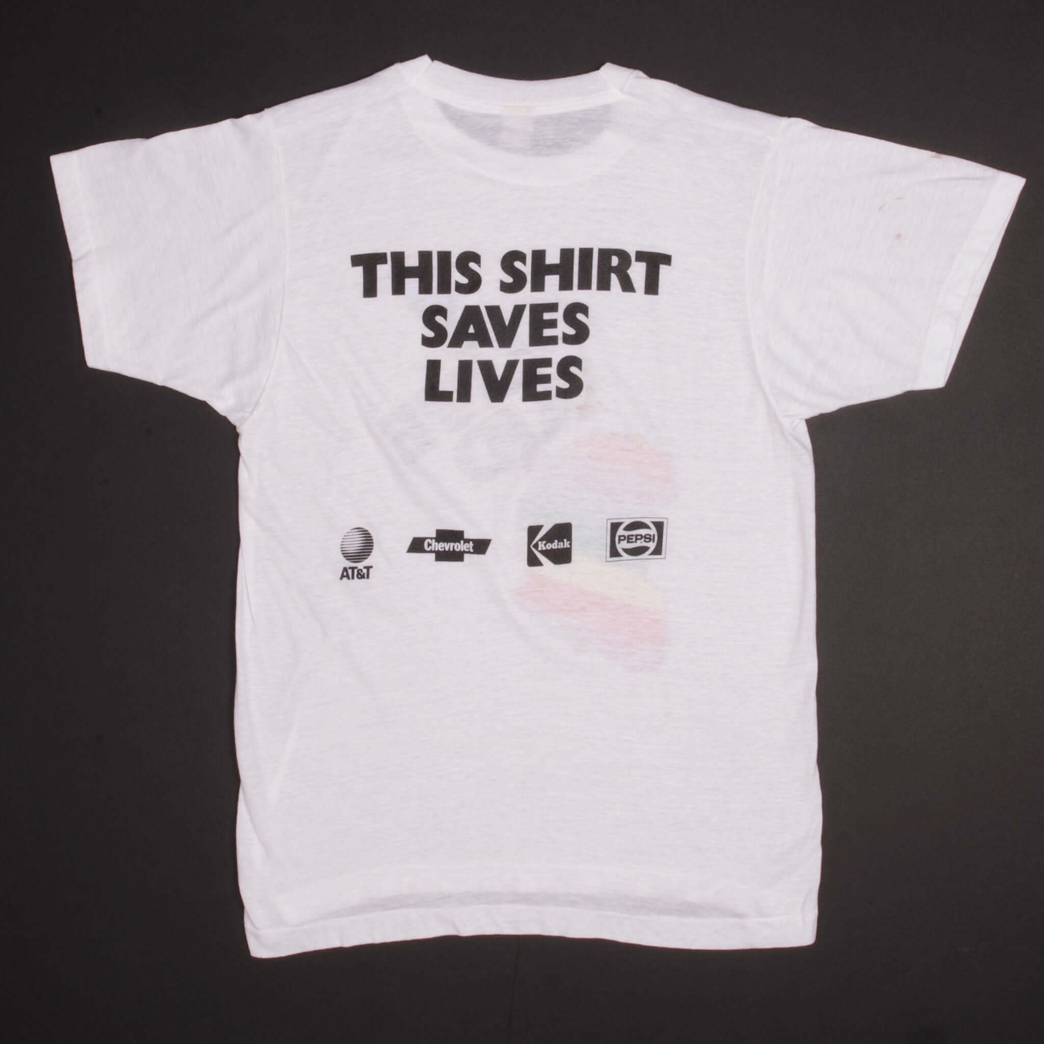 VINTAGE LIVE AID FOUNDATION CONCERT FESTIVAL 1985 TEE SHIRT SMALL MADE IN USA