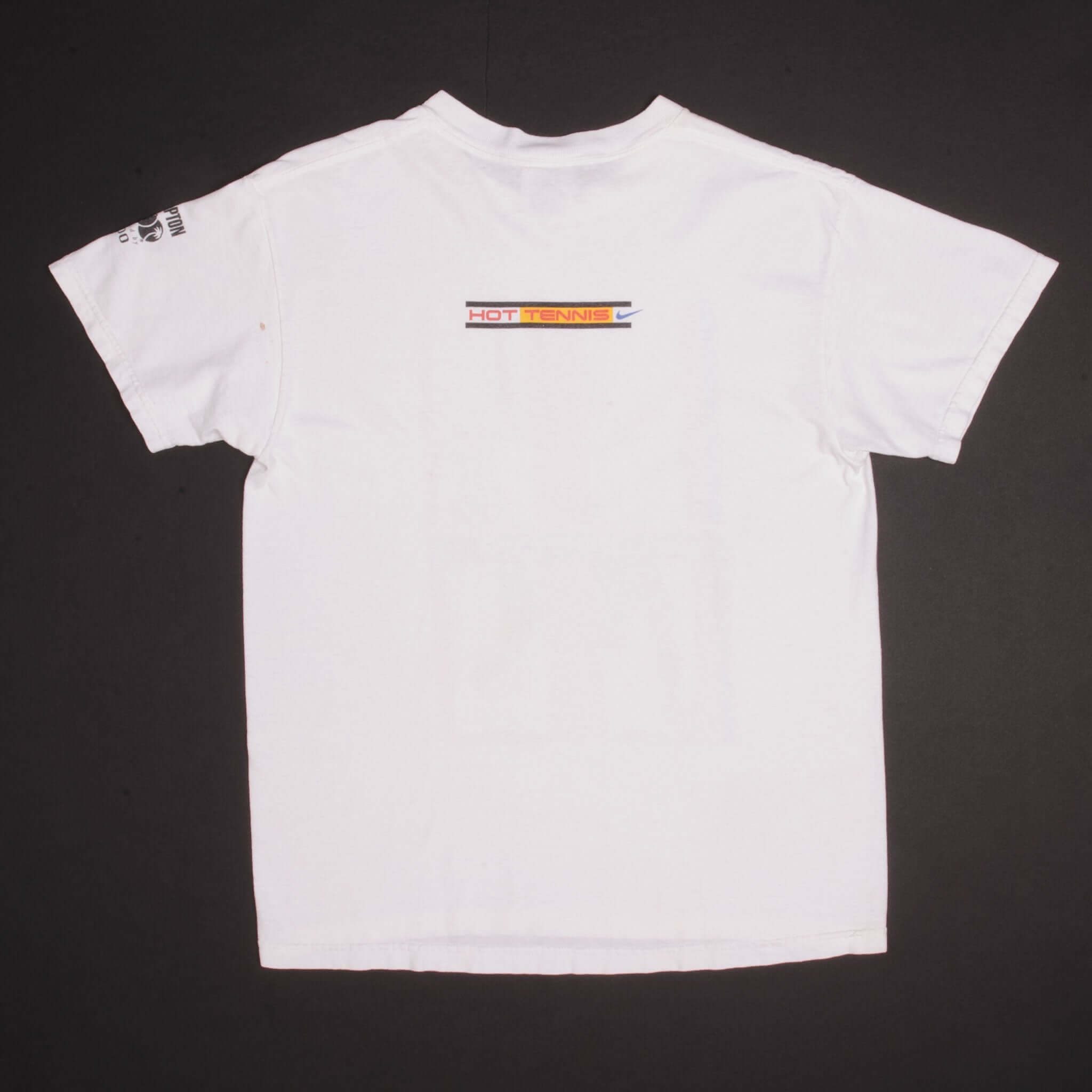 Vintage Nike Hot Tennis The Lipton Presented by Rado 1997 Tee Shirt Size Small Made In USA