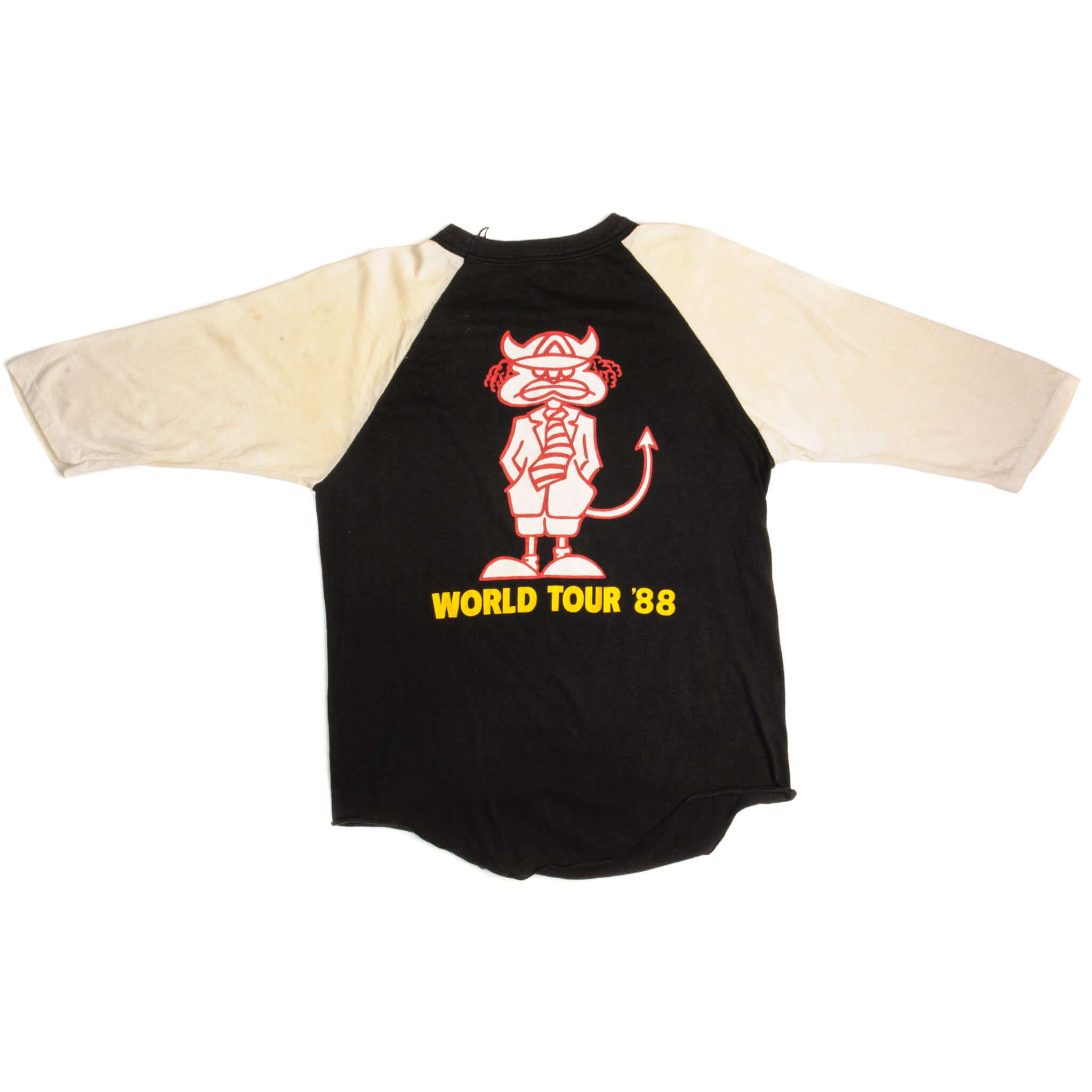 Vintage ACDC Blow Up Your Video World Tour '88 Tee Shirt 1988 Size Medium Made In USA.