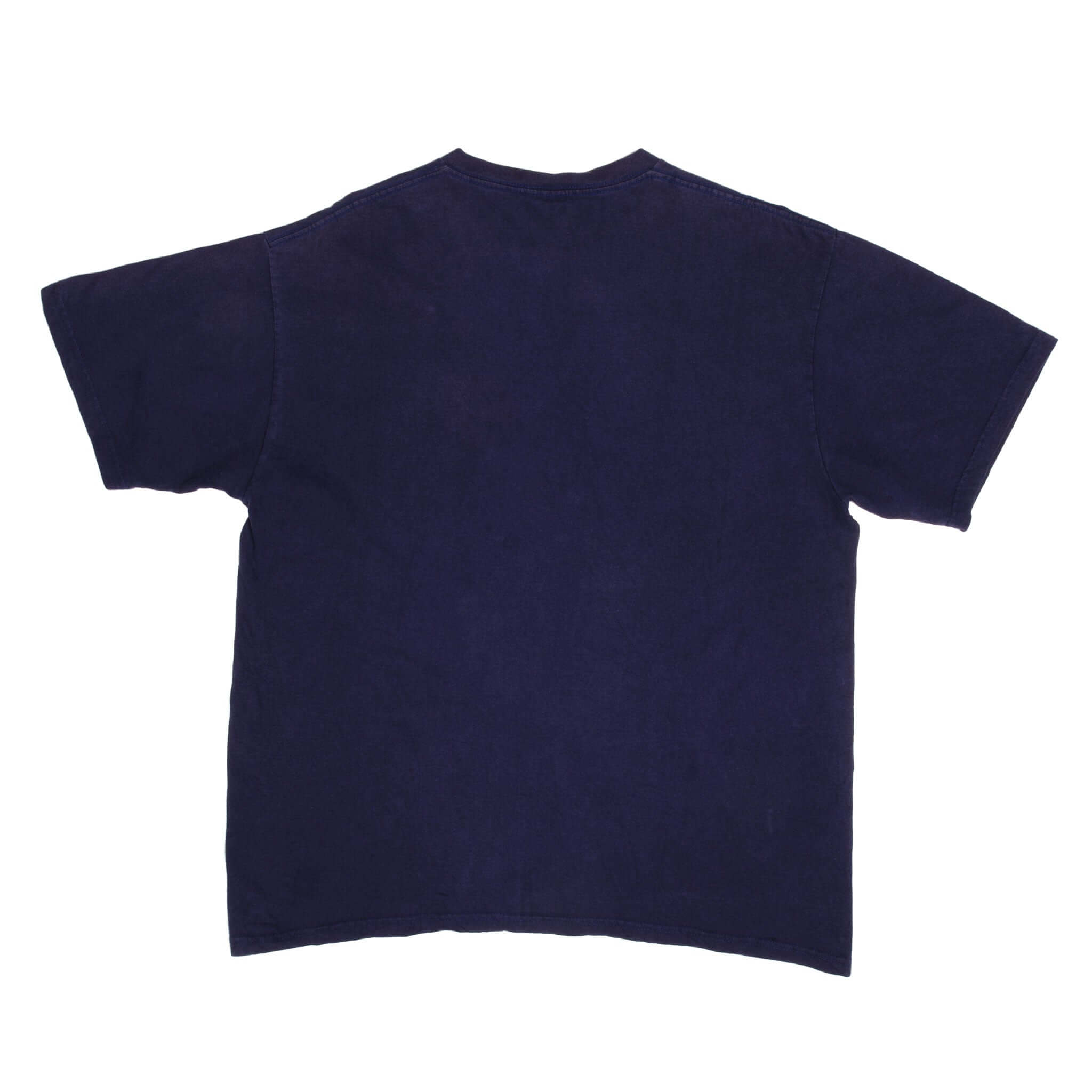 Vintage Nike Classic Swoosh Blue Tee Shirt Size 1990s Size Large Made In USA