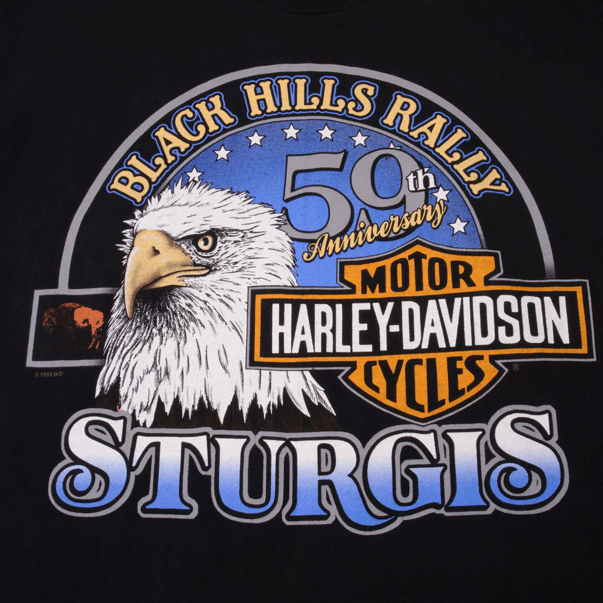 VINTAGE HARLEY DAVIDSON 1999 TEE SHIRT SIZE XL MADE IN USA