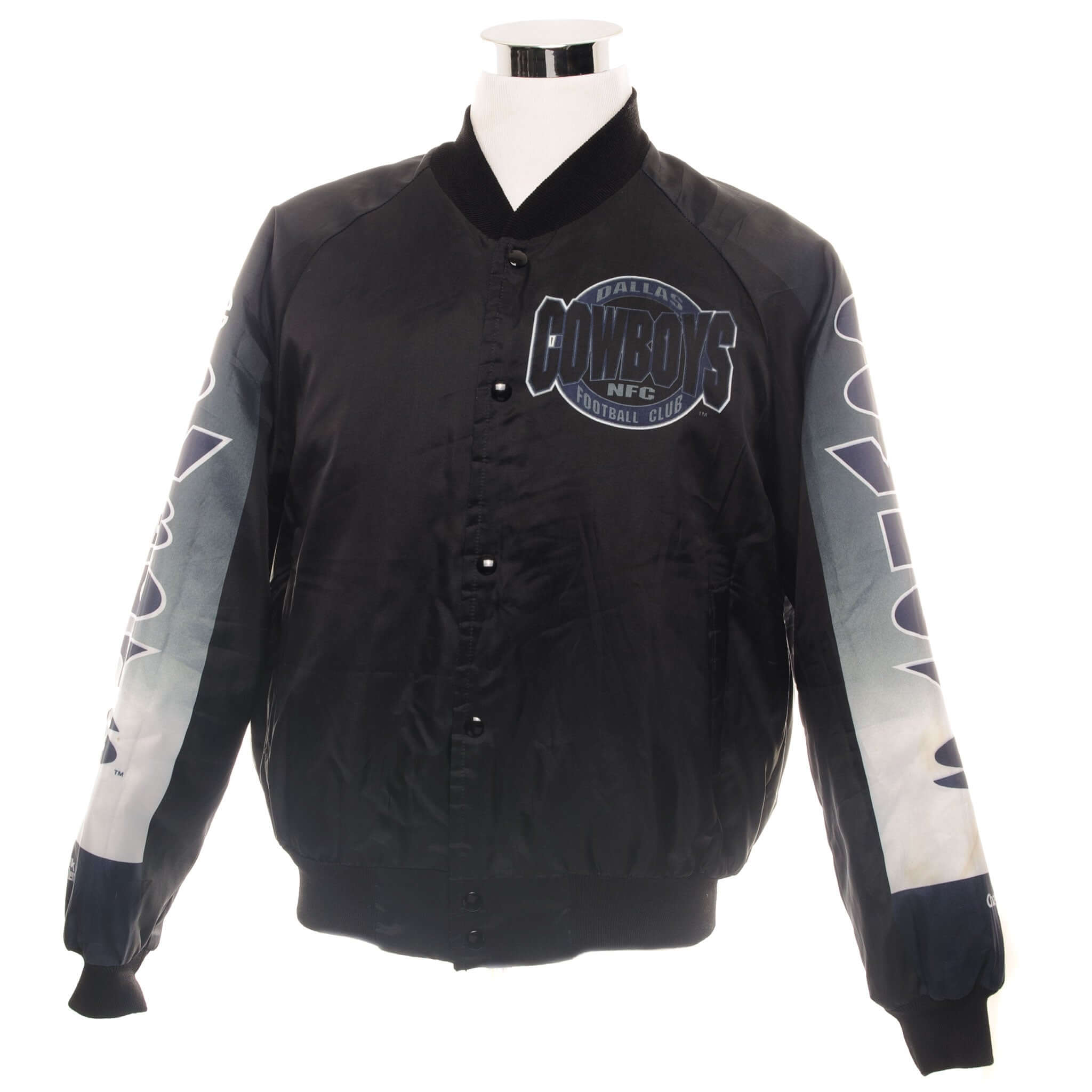 VINTAGE NFL DALLAS COWBOYS JACKET SIZE LARGE MADE IN USA