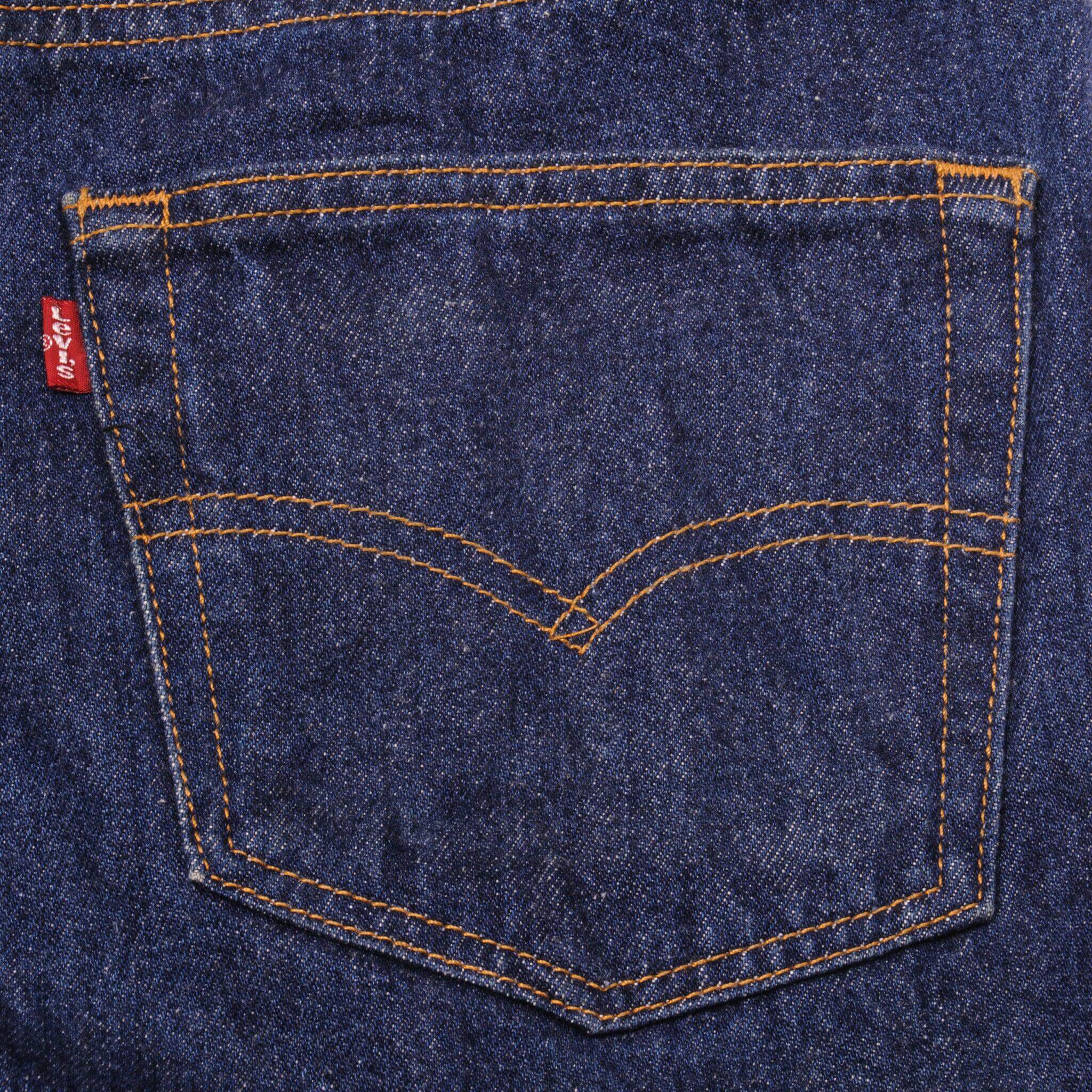VINTAGE LEVIS 501 JEANS INDIGO 1990s SIZE W33 L31 MADE IN USA