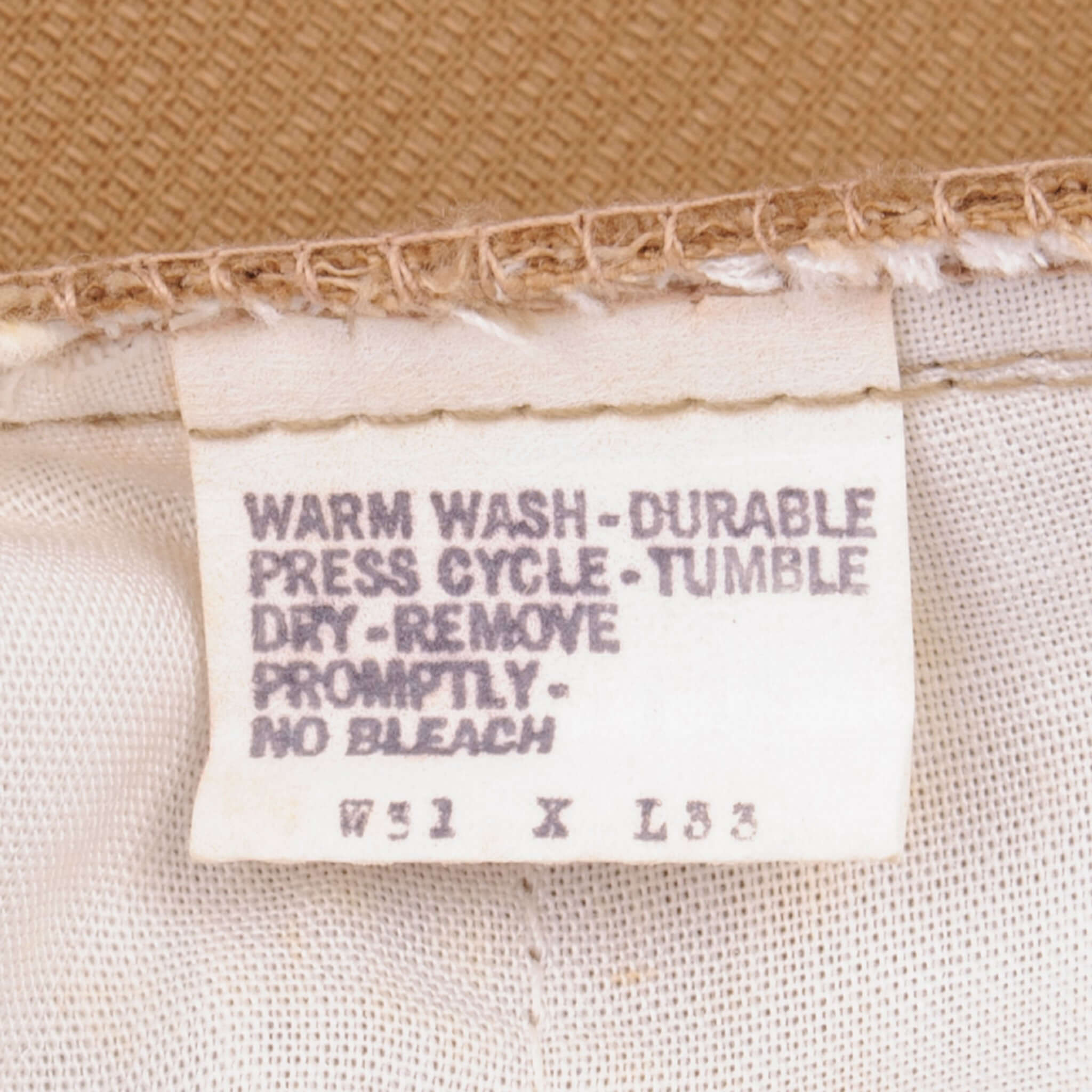 Vintage Levis Big E Sta-Prest Jeans 1970S Size 31X33 W31 L33 Made In Usa Deadstock Size on Tag 31X33