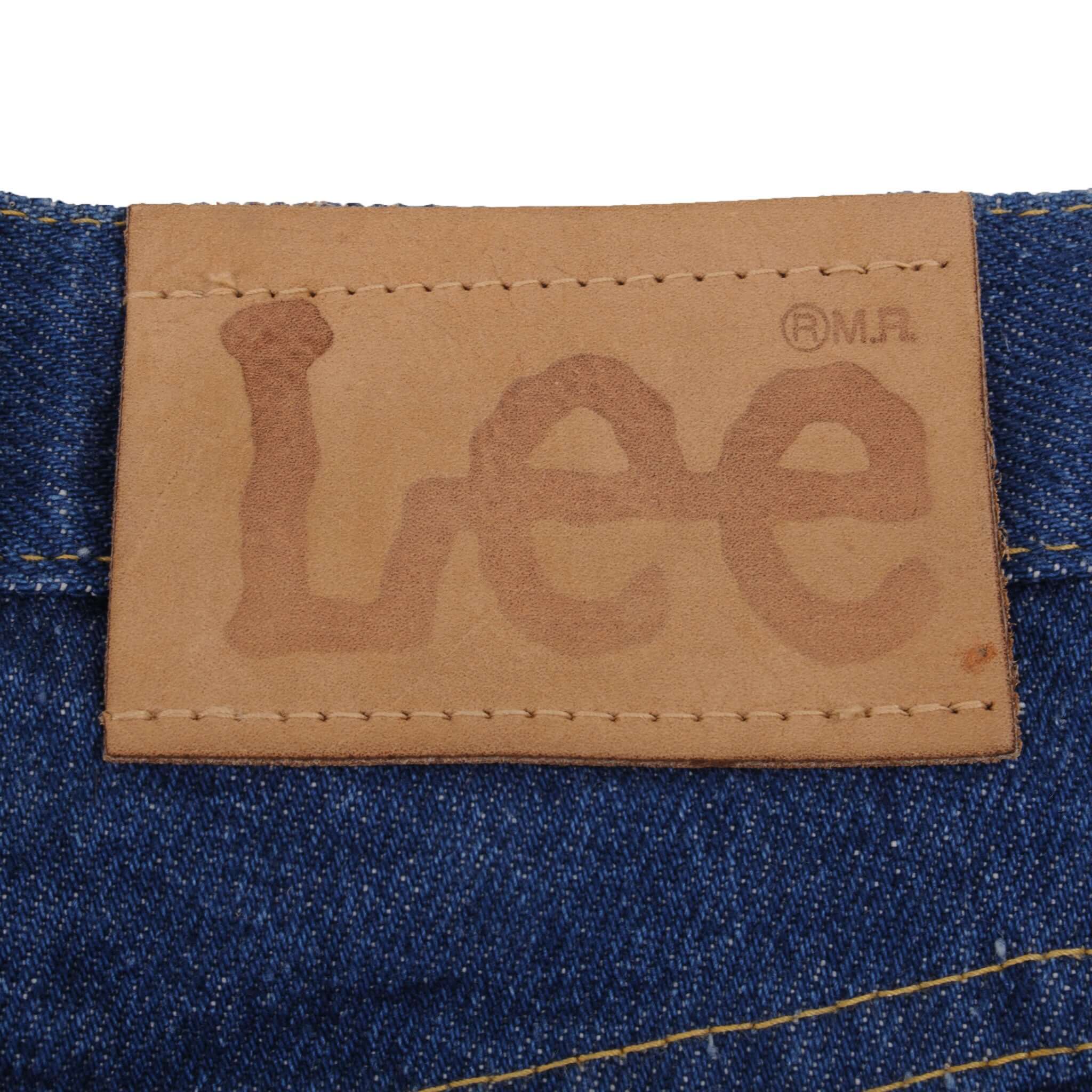 Vintage Lee Riders Straight Leg Jeans Size 30X34 W30 L34 Made In Usa Deadstock Size on Tag 30X34
