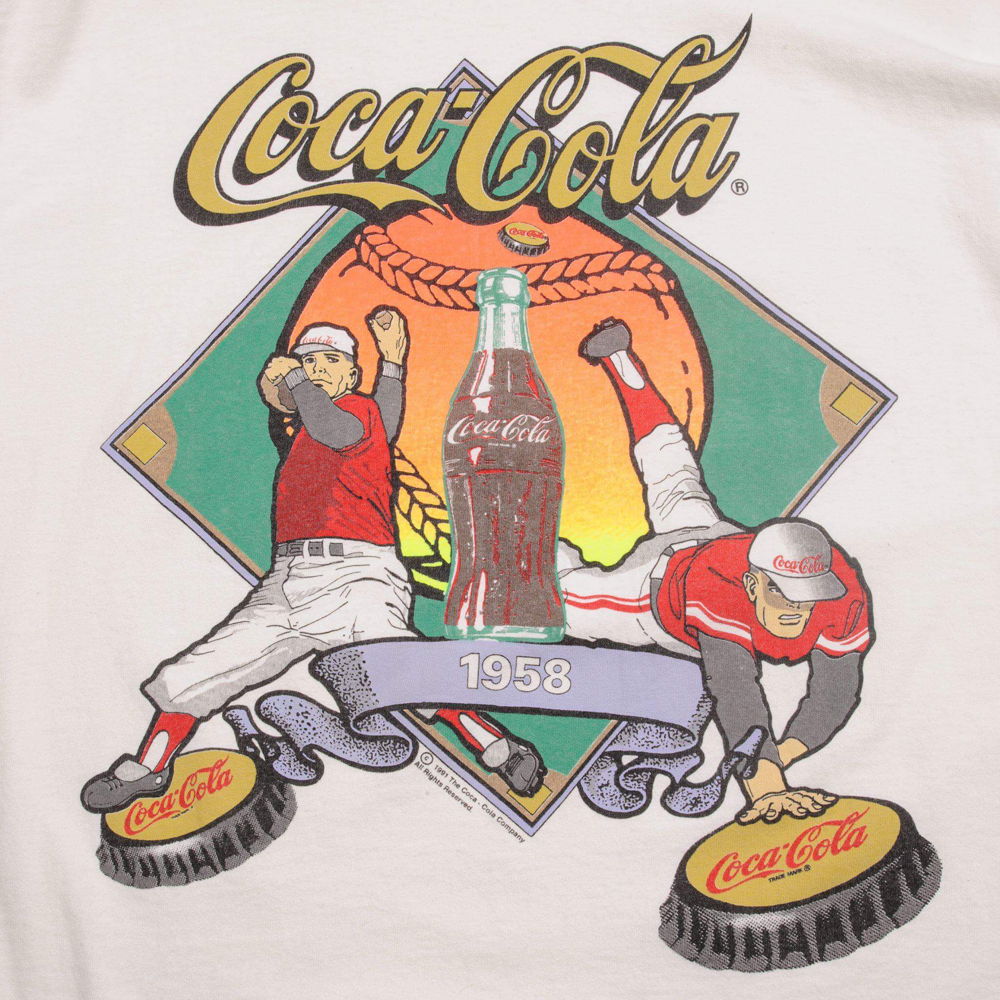 VINTAGE COCA COLA TEE SHIRT 1991 SIZE MEDIUM