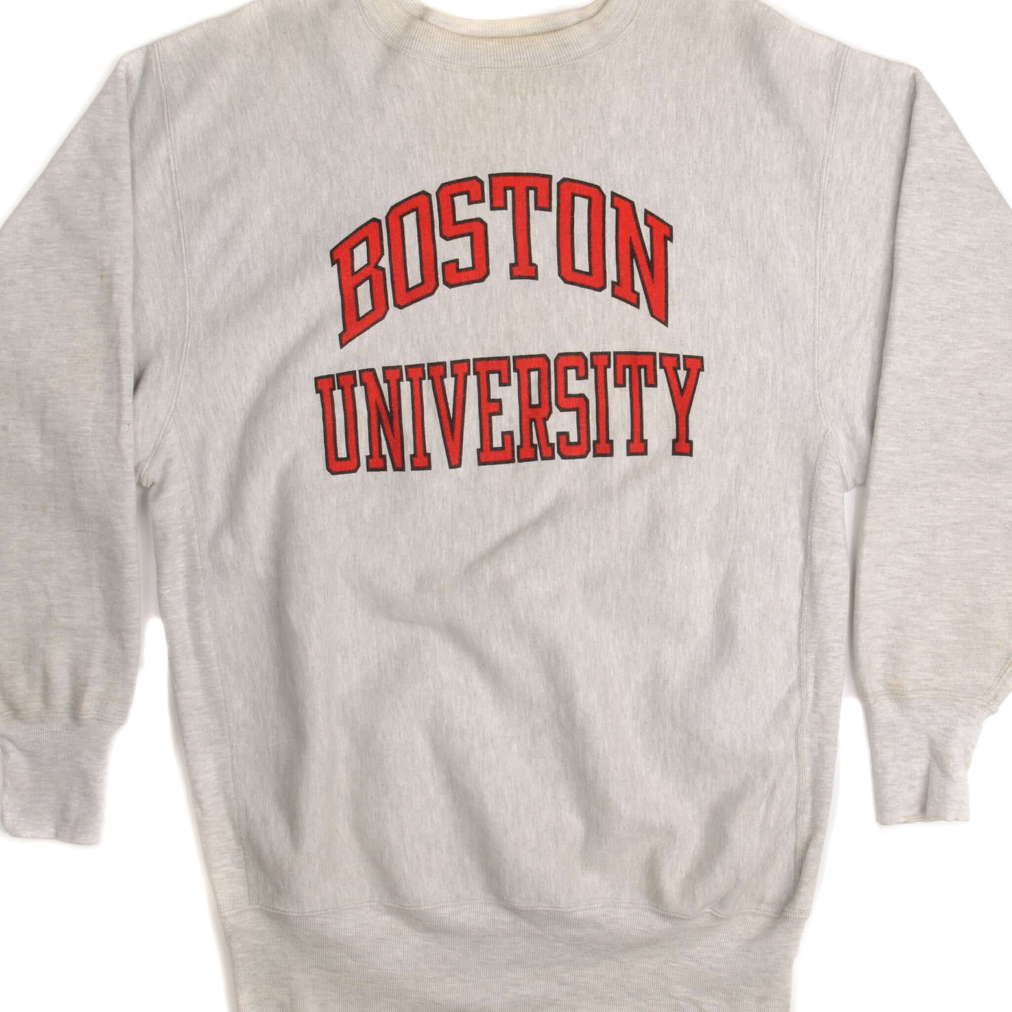 VINTAGE CHAMPION REVERSE WEAVE BOSTON UNIVERSITY SWEATSHIRT 1990S XL MADE  USA