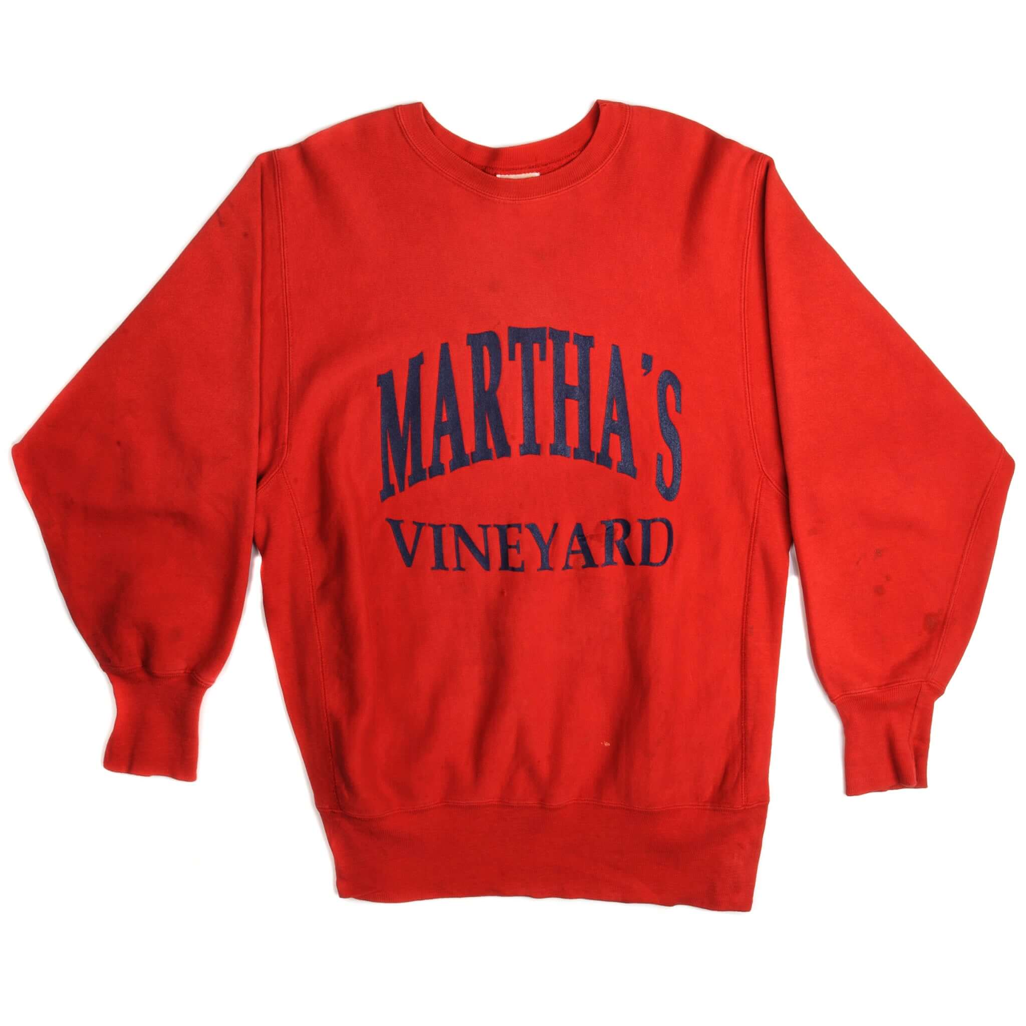 Vintage Champion Reverse Weave Martha's Vineyard Sweatshirt 1980S Size XL Made In USA.