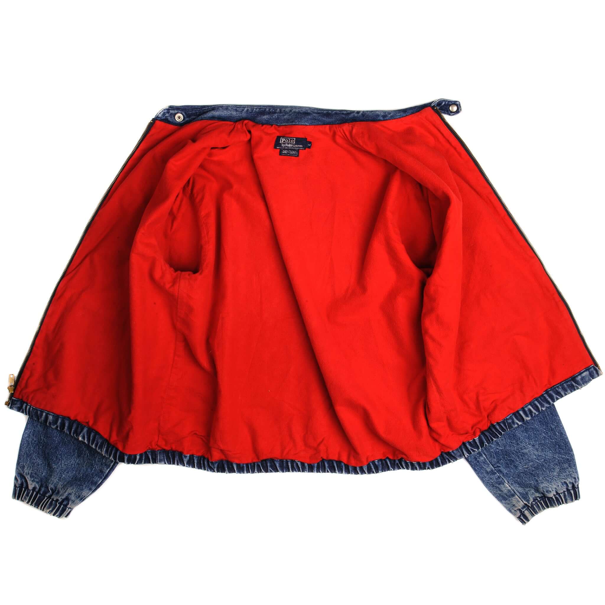 Vintage Polo Ralph Lauren Denim Jacket Size Large.