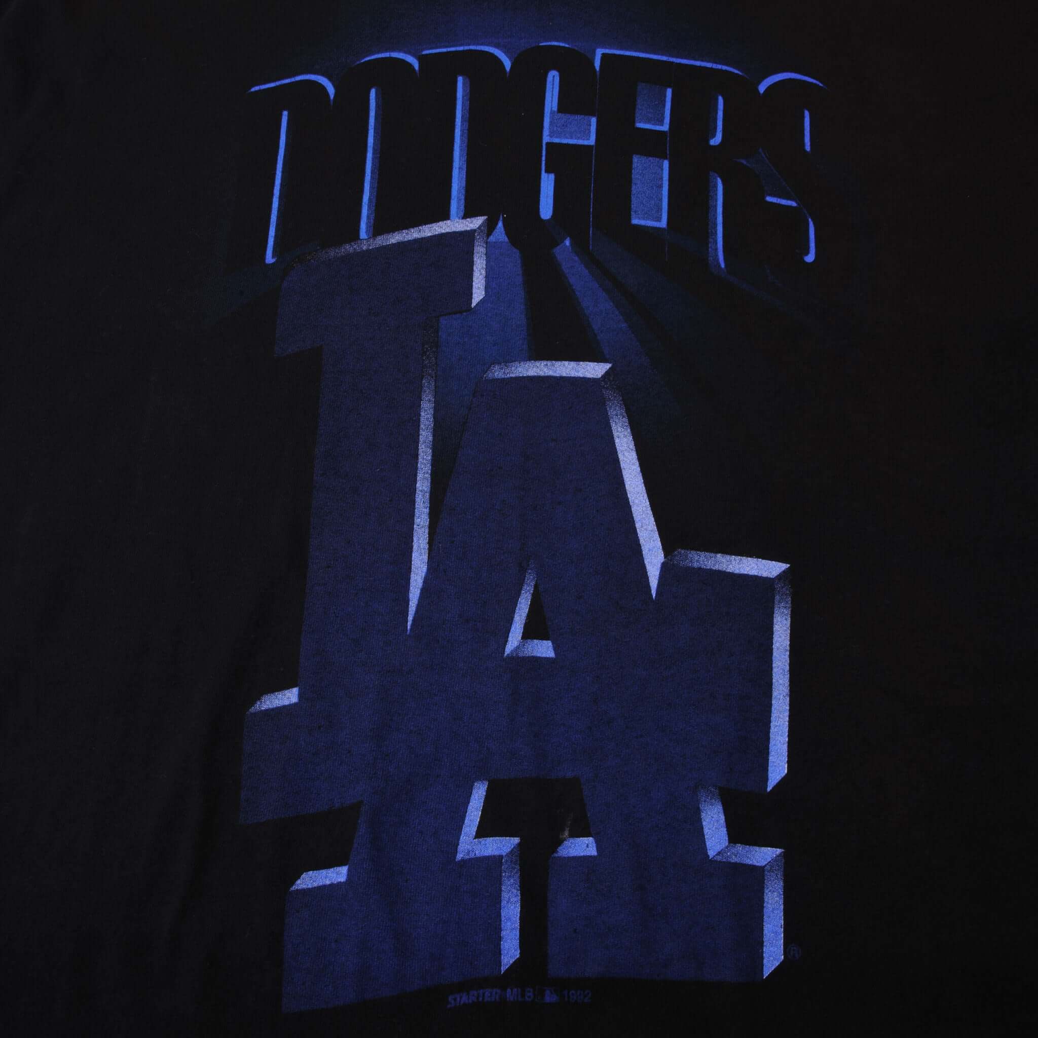 Vintage Mlb Los Angeles Dodgers Tee Shirt 1992 Size Large Made In USA With Single Stitch Sleeves