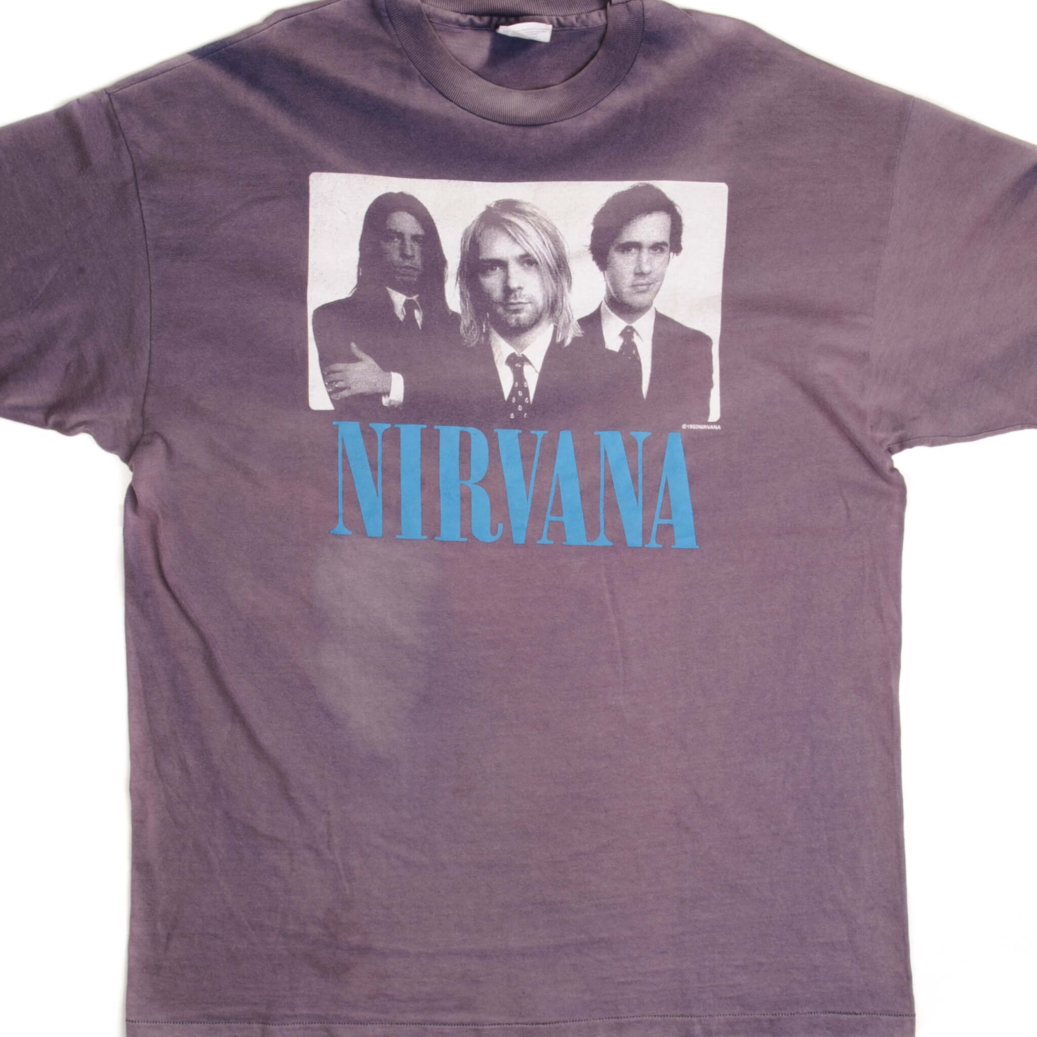 VINTAGE NIRVANA TEE SHIRT 1993 SIZE XL IN USA – Vintage rare usa