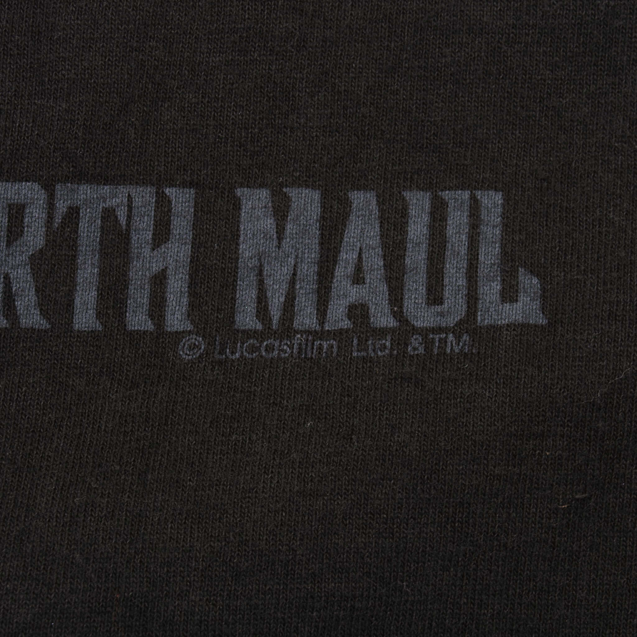 Vintage Star Wars Episode 1 The Phantom Menace The Novel By Terry Brooks Darth Maul Lee Sport Tee Shirt 2000S Size Large.