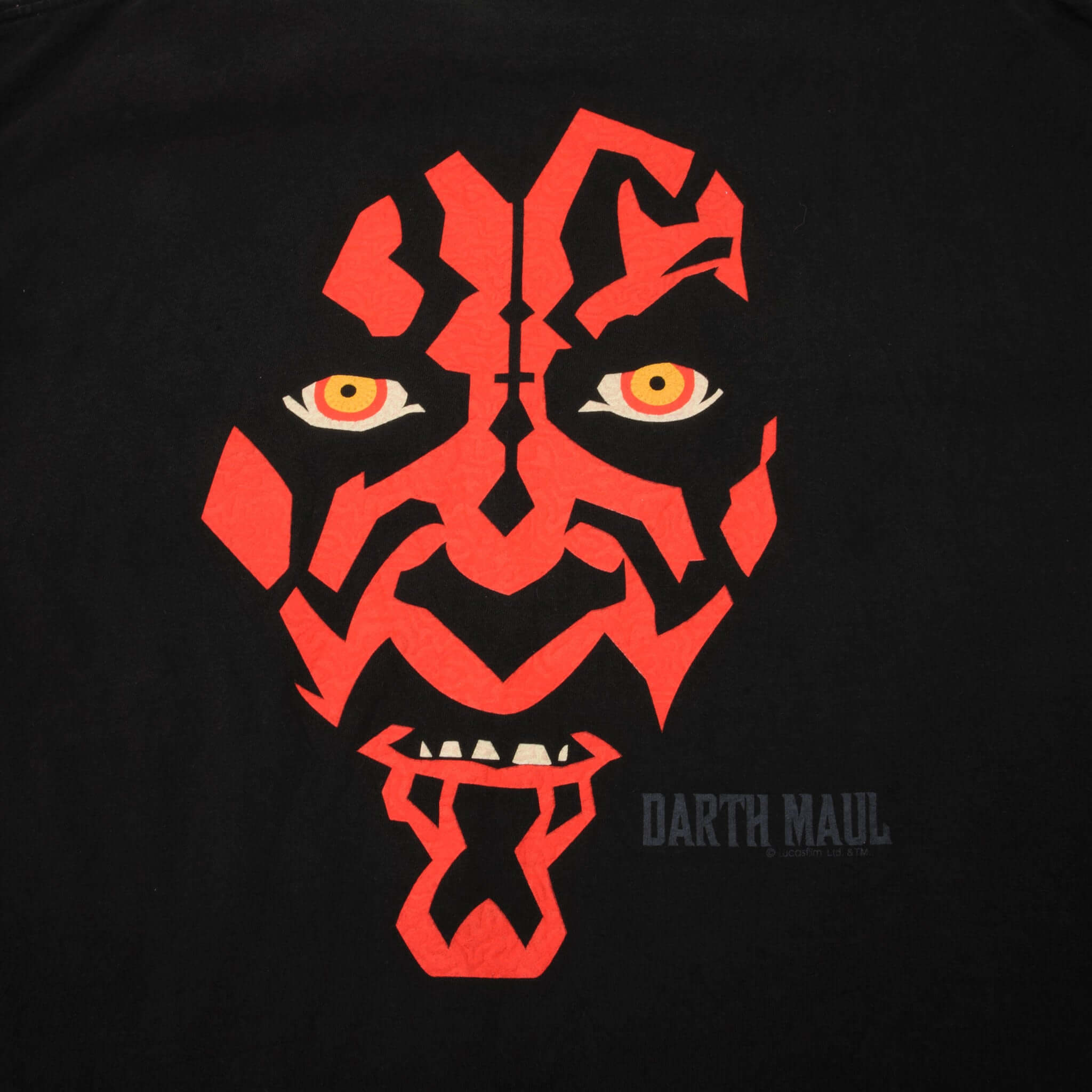 Vintage Star Wars Episode 1 The Phantom Menace The Novel By Terry Brooks Darth Maul Lee Sport Tee Shirt 2000S Size Large.
