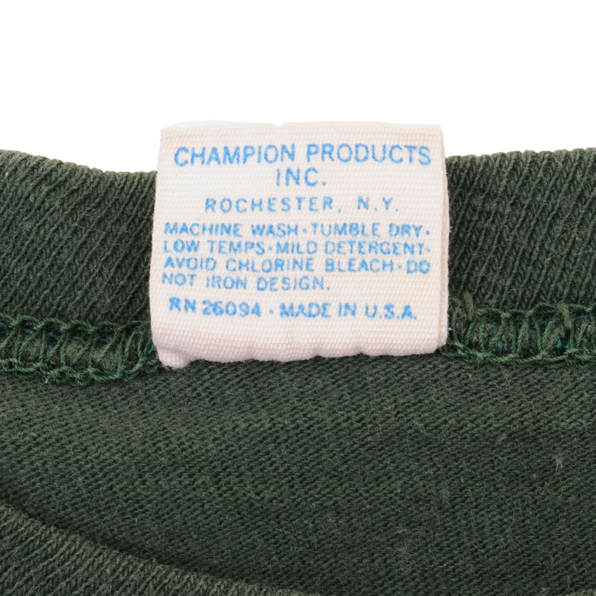 Vintage NFL Green Bay Packers Champion Tee Shirt 1980S Size Medium Made In USA With Single Stitch Sleeves