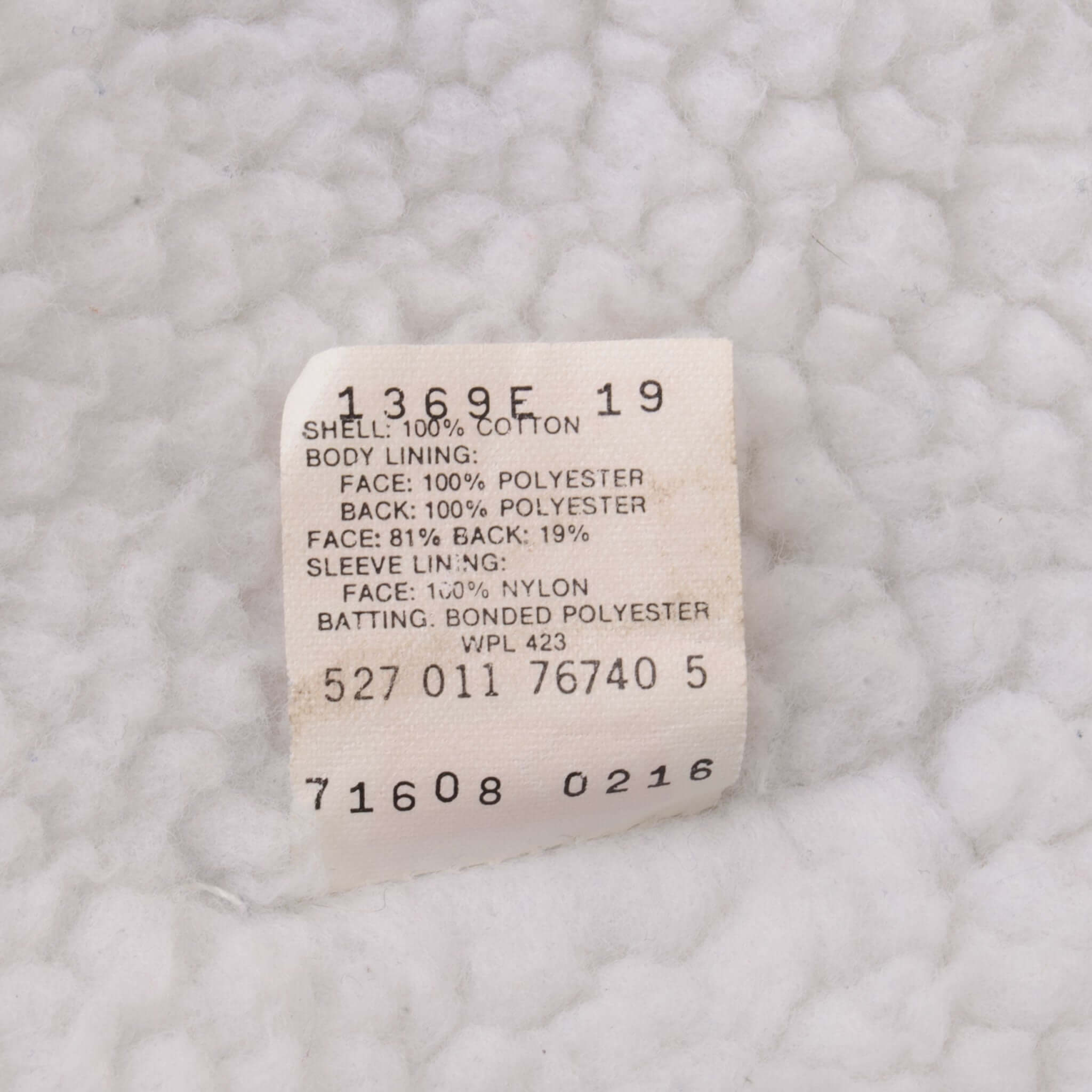 VINTAGE LEVIS SHERPA TRUCKER DENIM JACKET 1980's SIZE 44L MADE IN USA