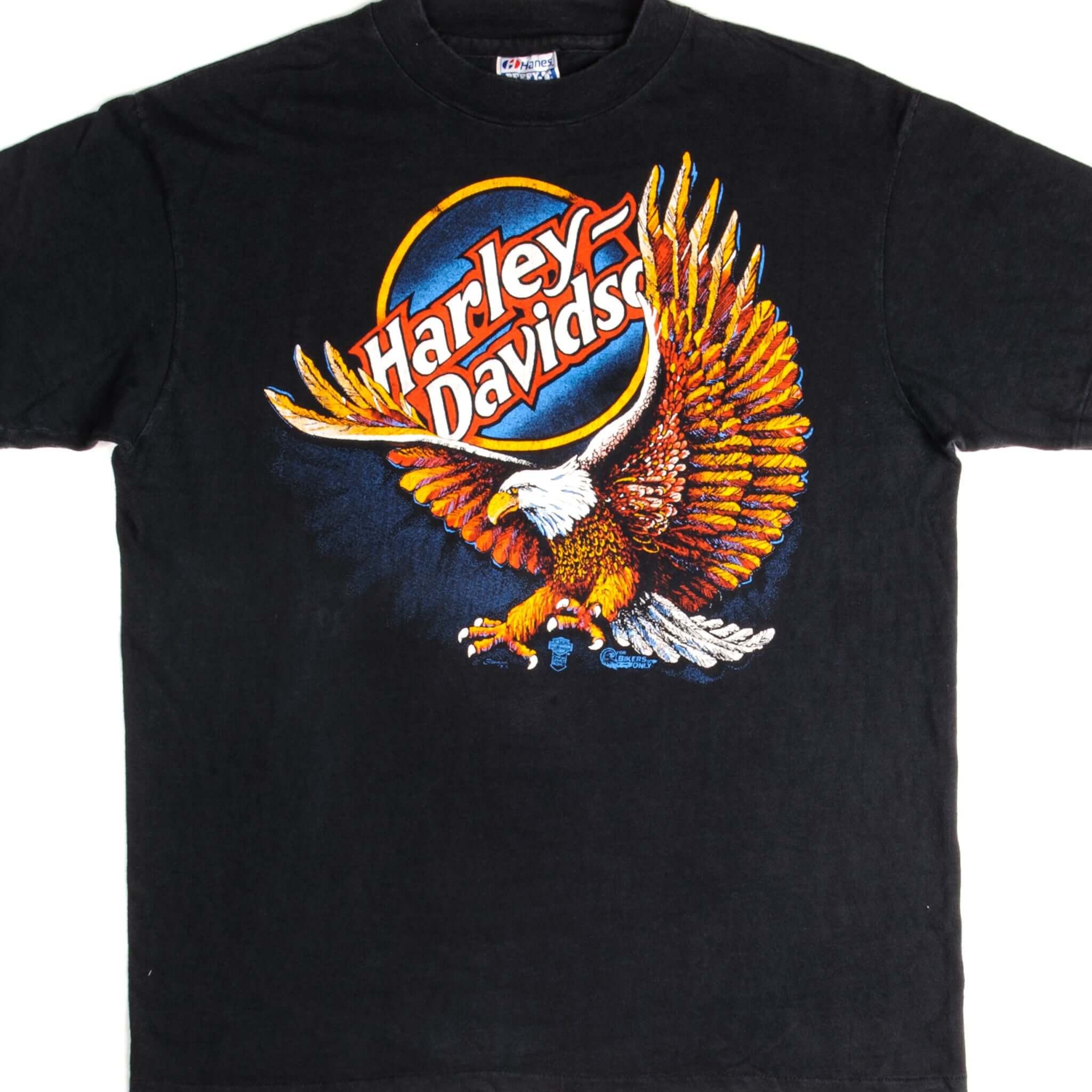 VINTAGE HARLEY DAVIDSON TEE SHIRT SIZE LARGE MADE IN USA 1980s