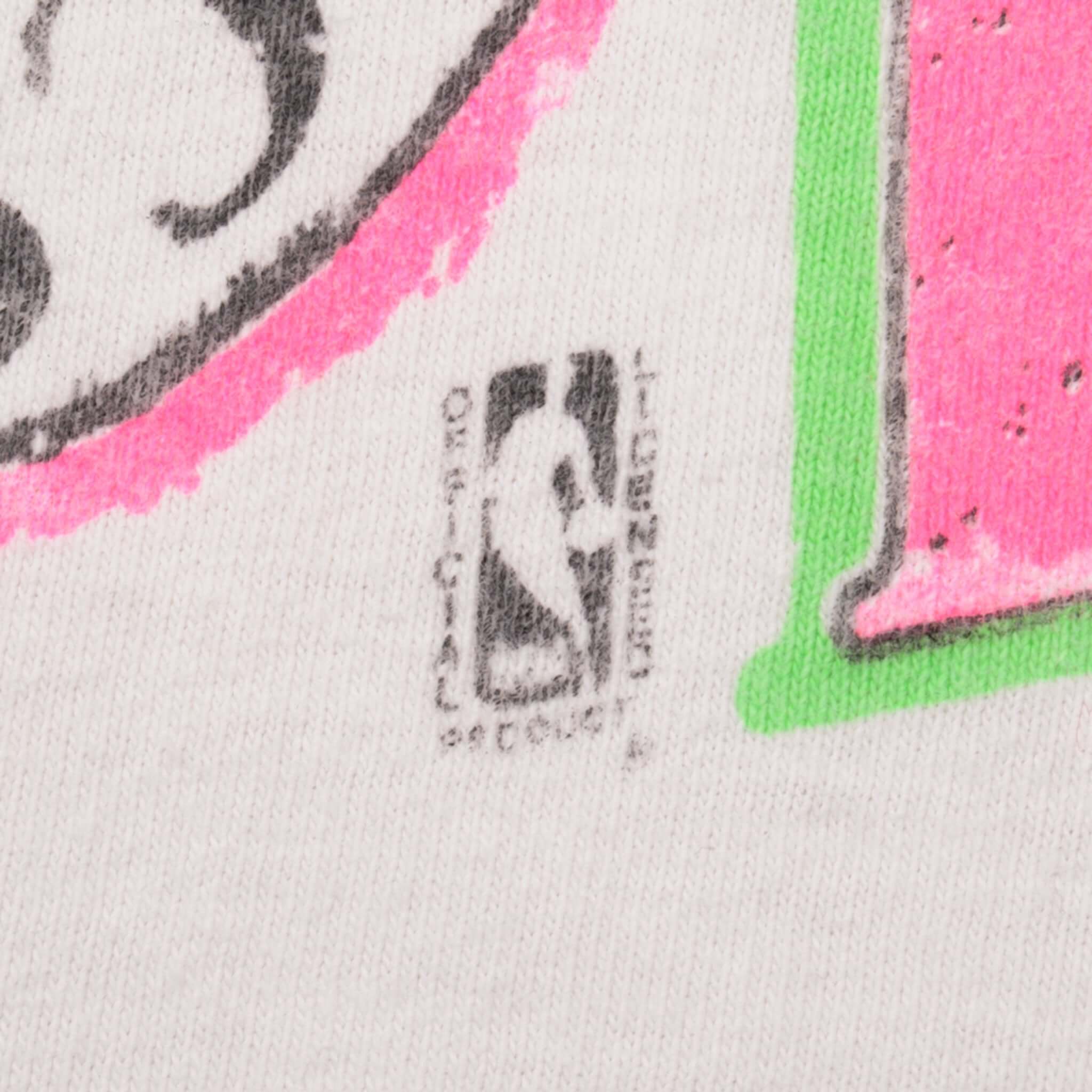 VINTAGE NBA BOSTON CELTICS LARRY BIRD 1989 TEE SHIRT SIZE MEDIUM MADE IN USA