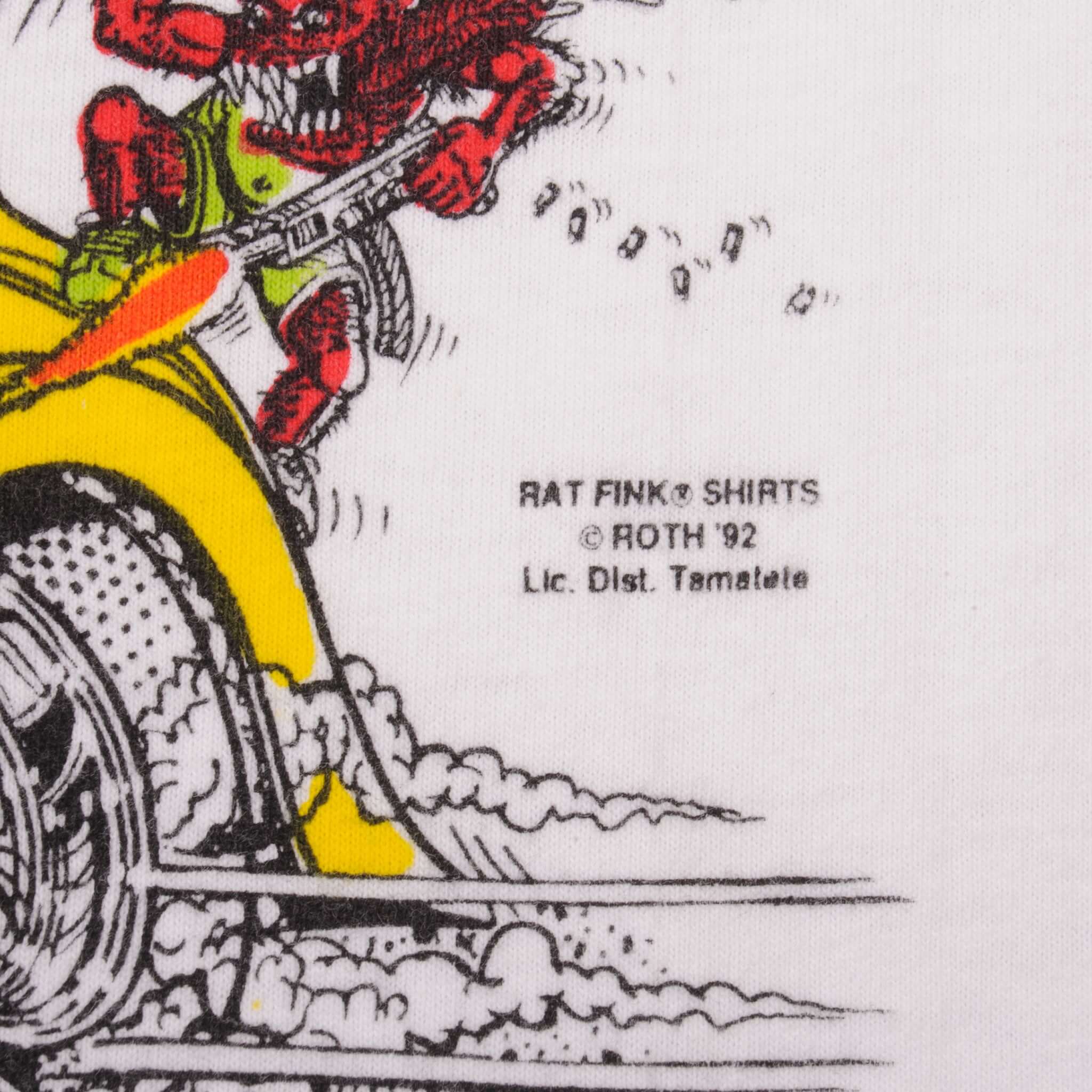 Vintage Rat Fink Remember When Sex Was Safe And Hot Rods Were Dangerous Tee Shirt 1984 copyright, But Shirt Is 1990s Size Large