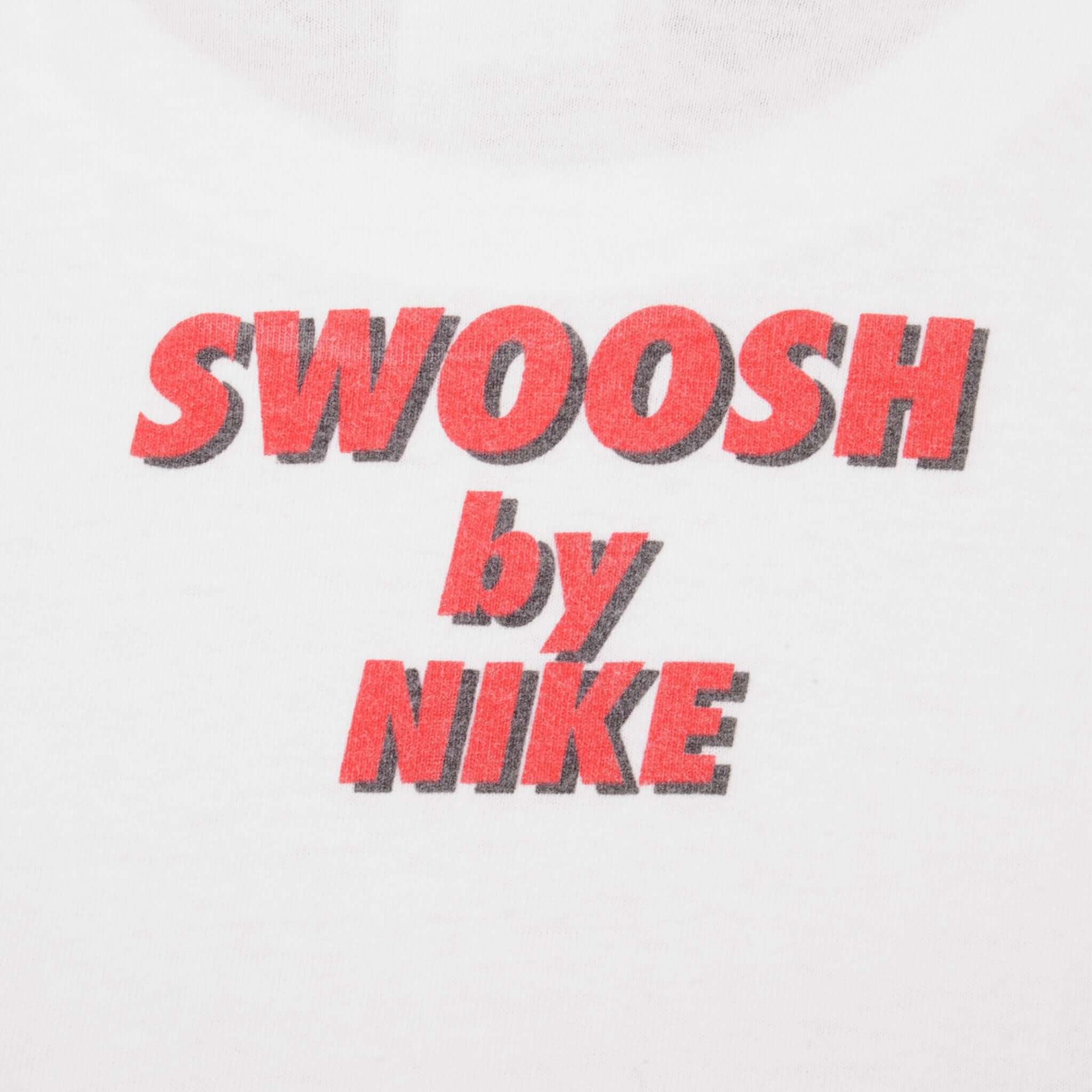 Vintage Nike Big Swoosh Logo Swoosh By Nike Tee Shirt 1990s Size 2XL Made In USA