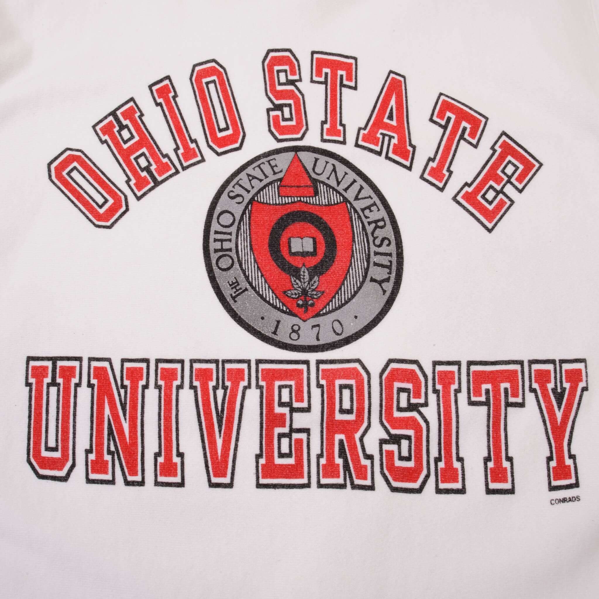 Vintage Champion Reverse Weave Ohio State University Sweatshirt 1980s Size 2XLarge Made In USA