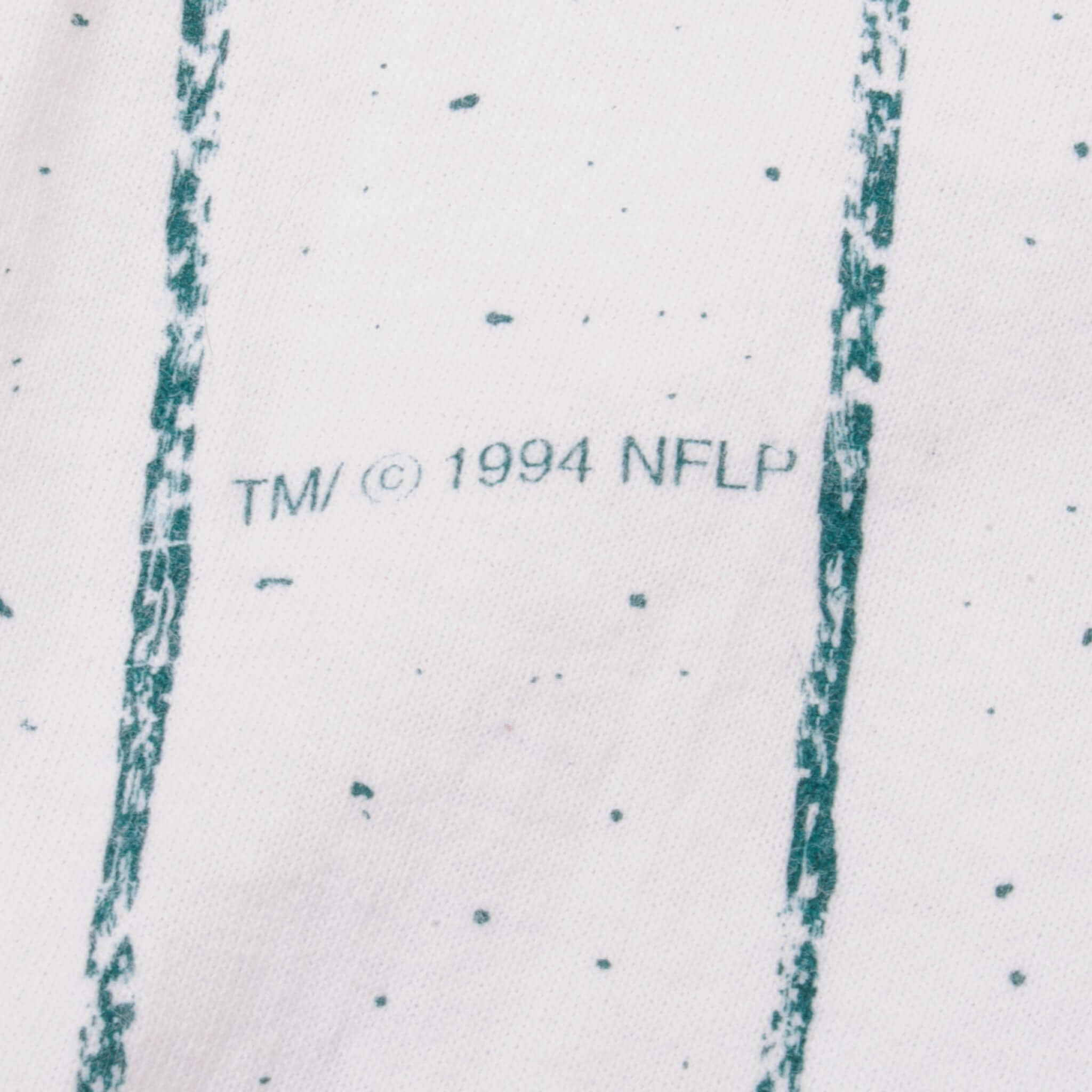 Vintage NFL Miami Dolphins Tee Shirt 1994 Size XL Made In USA With Single Stitch Sleeves