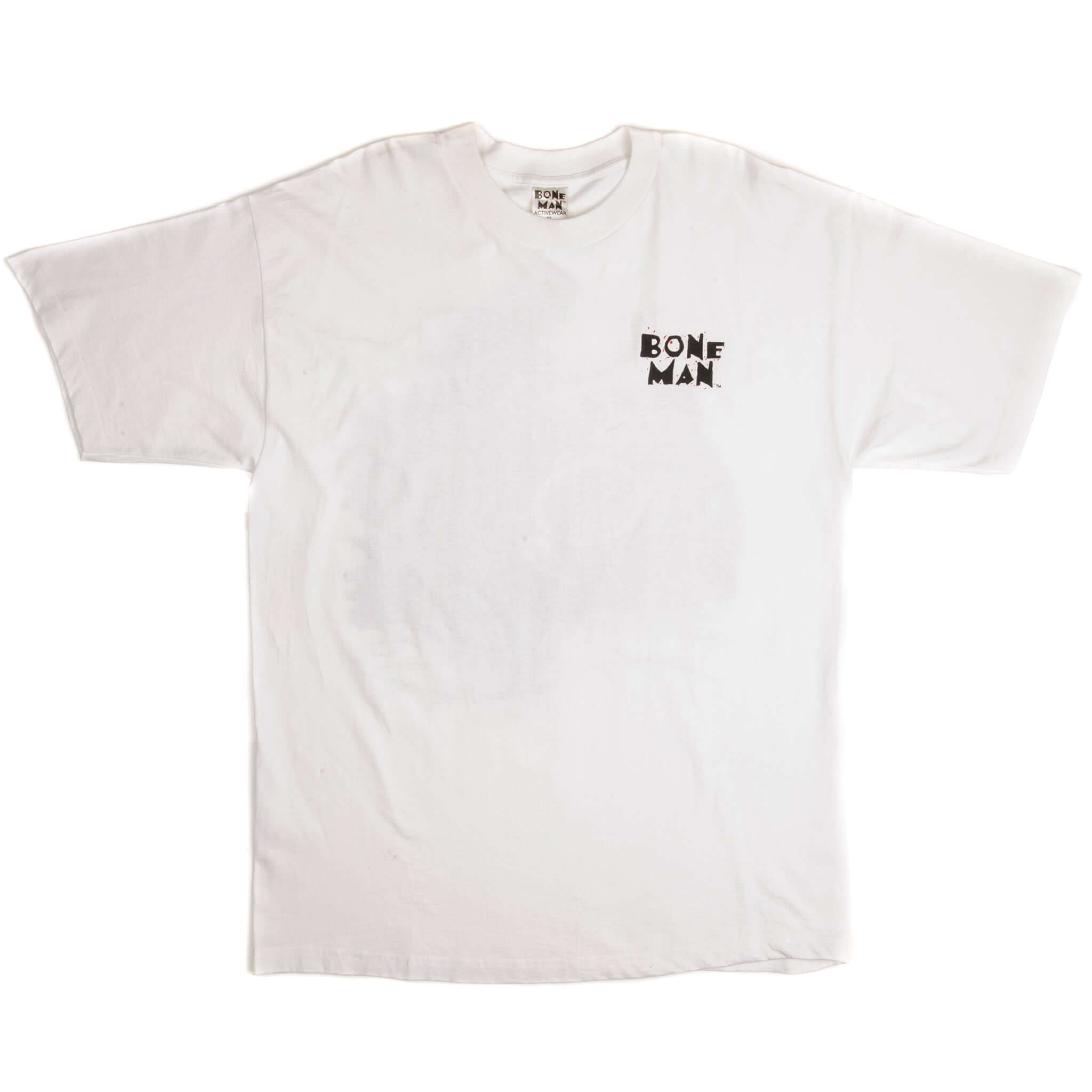 Vintage Bone Man Tee Shirt 1996 Size XL Made In USA With Single Stitch Sleeves.