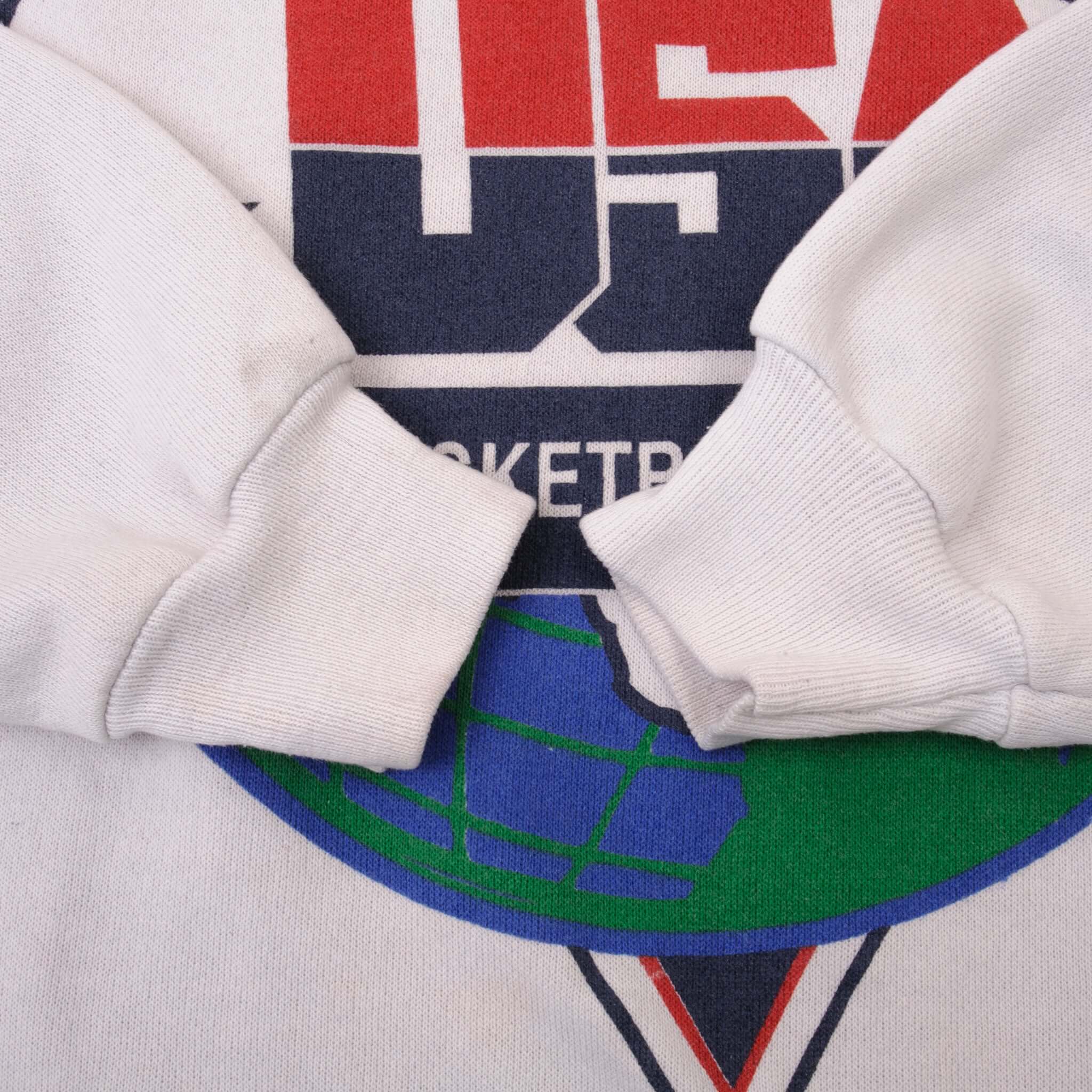Vintage Team USA Basketball Hanes Sweatshirt Size XL Made In USA