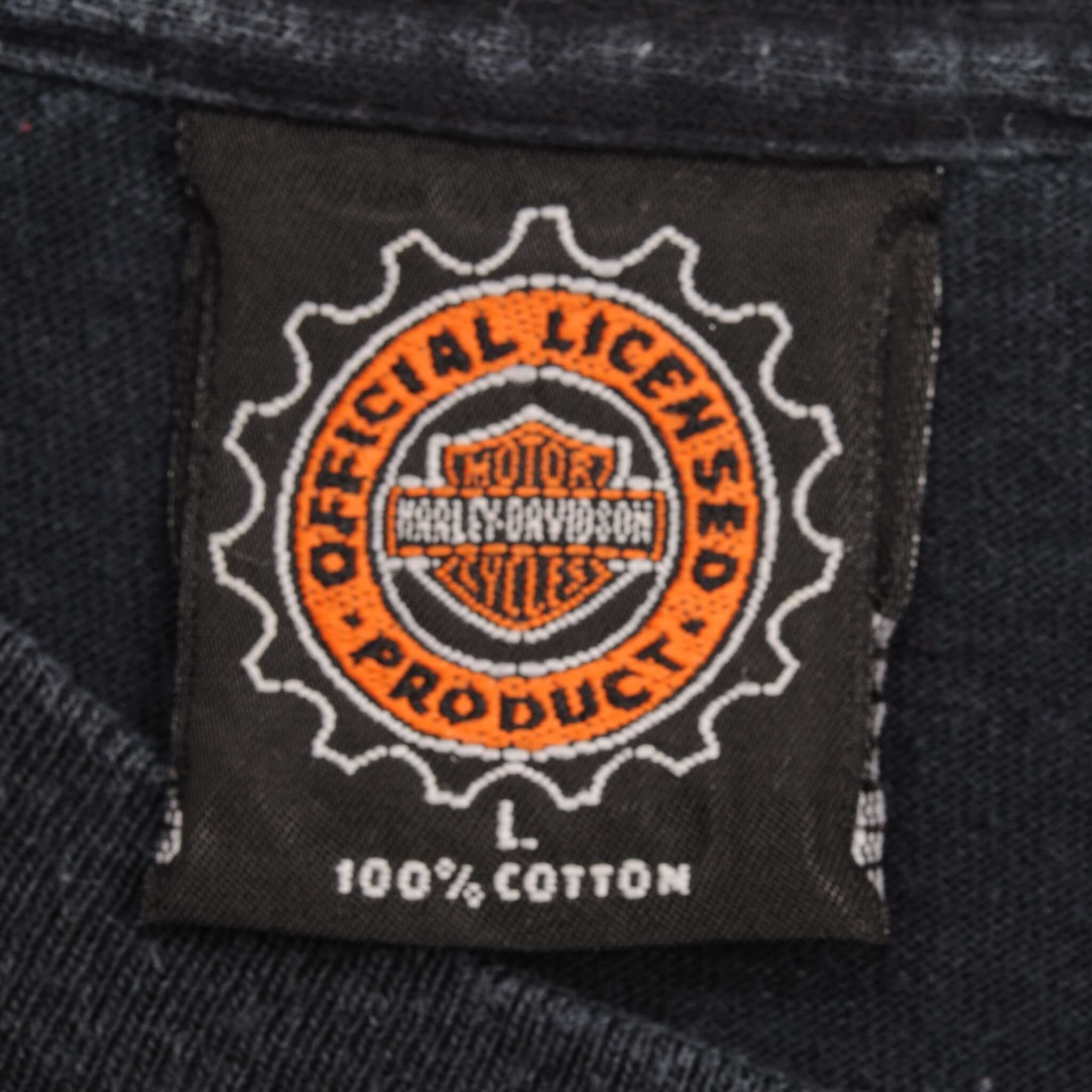 VINTAGE HARLEY DAVIDSON TEE SHIRT 1996 SIZE LARGE MADE IN USA