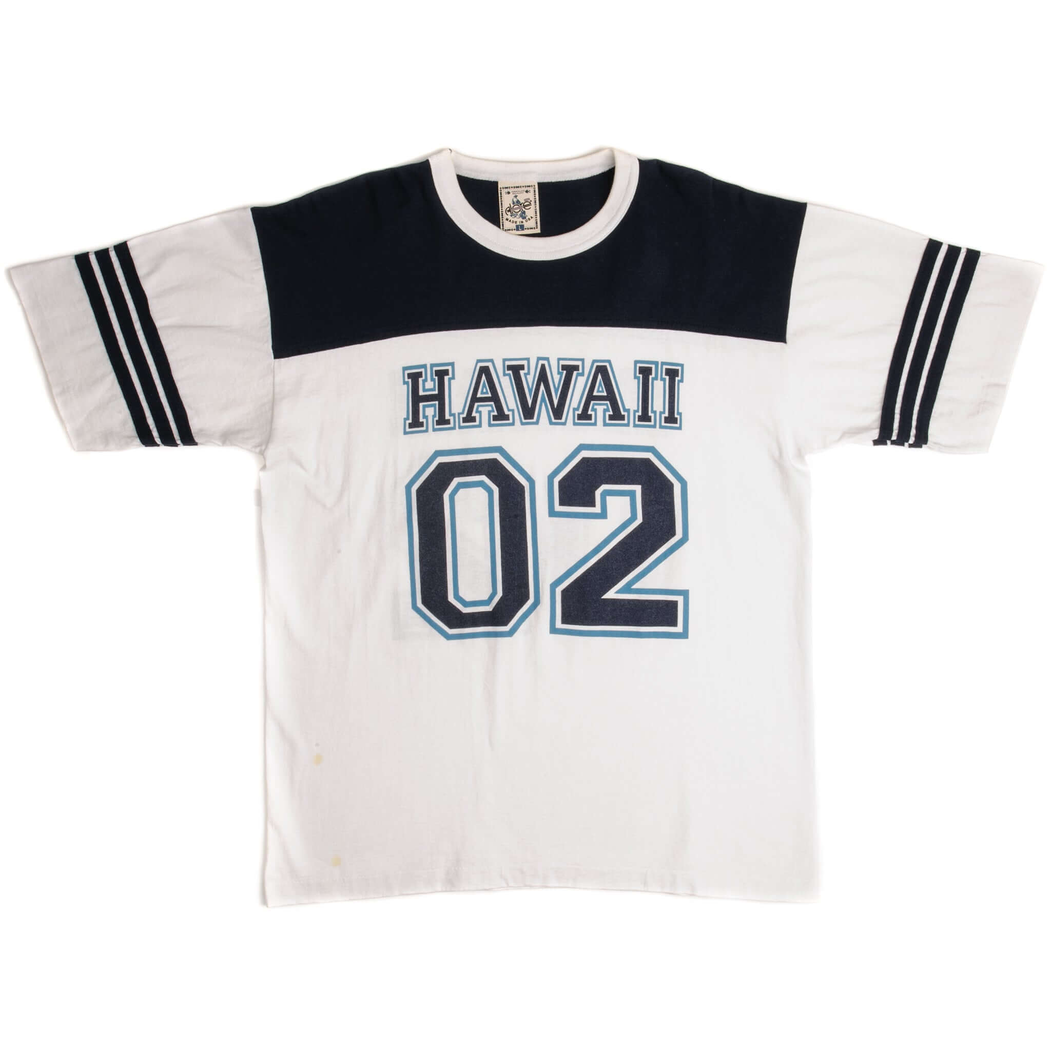 Vintage Hawaii 02 Tee Shirt Size Large Made In USA With Single Stitch Sleeves.