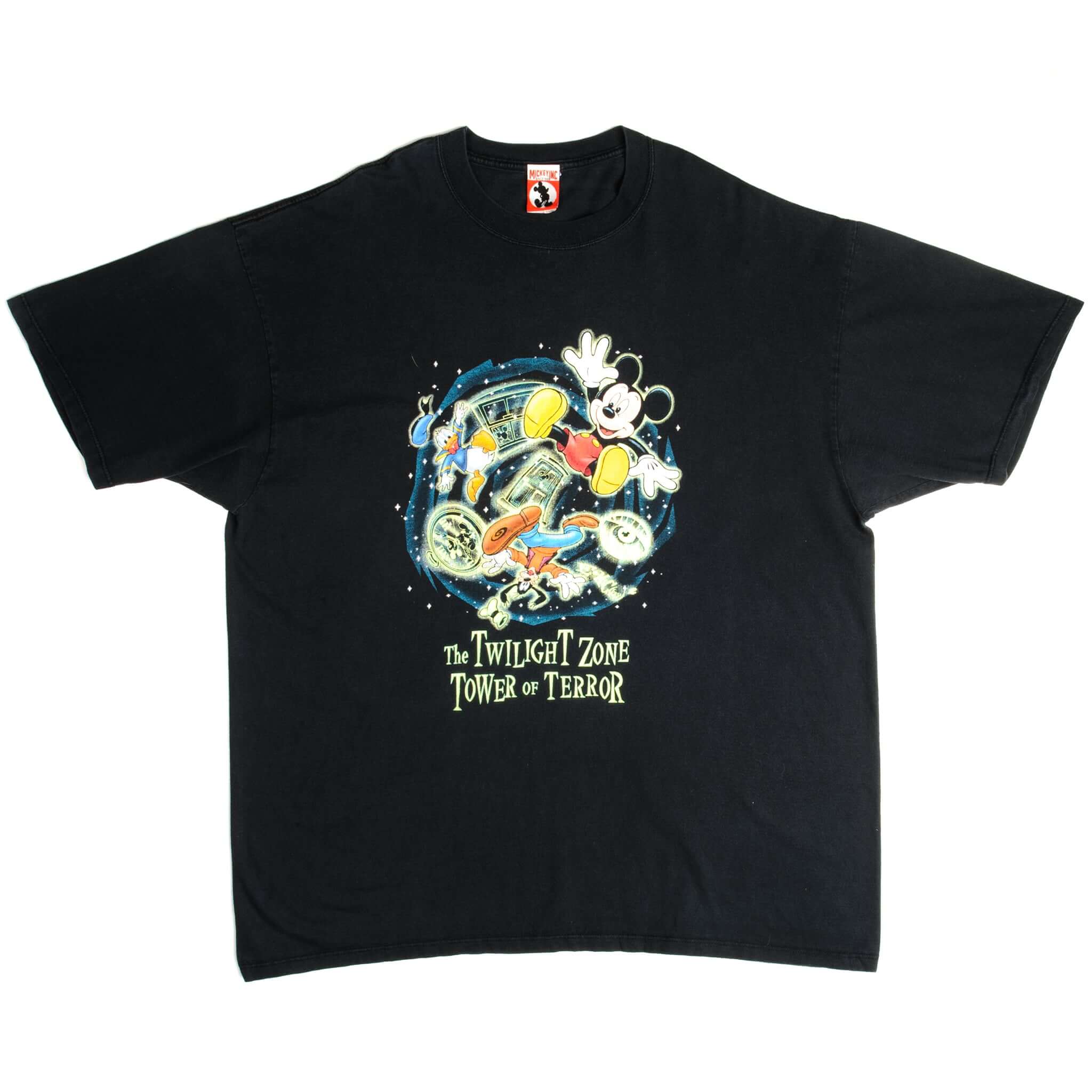 Vintage Walt Disney World The Twilight Zone Tower Of Terror Tee Shirt Size 2XL Made In USA. Beware of Falling Objects* *That includes you !