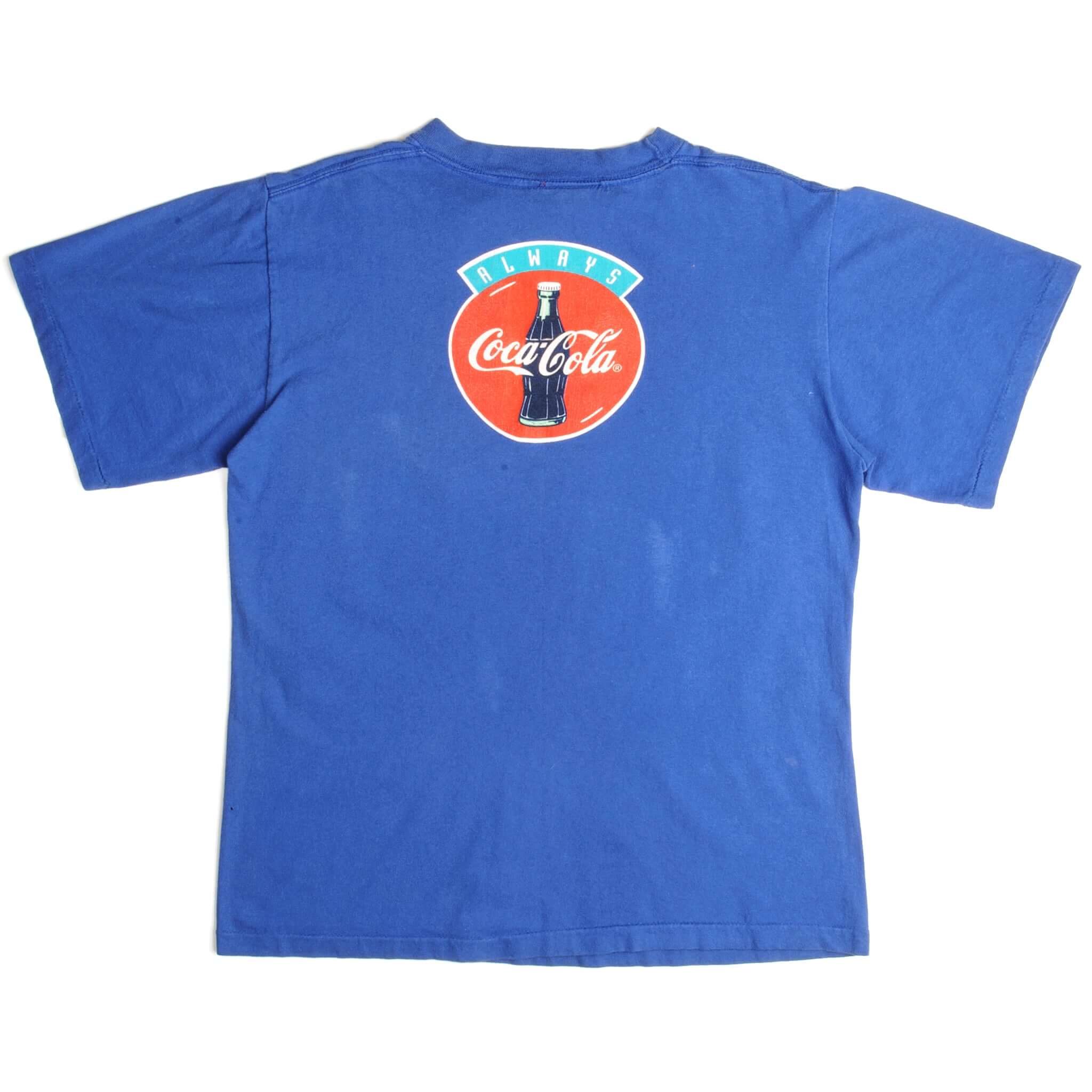 Vintage Coca Cola With The Polar Bear Tee Shirt 1994 Size Medium Made In USA With Single Stitch Sleeves.