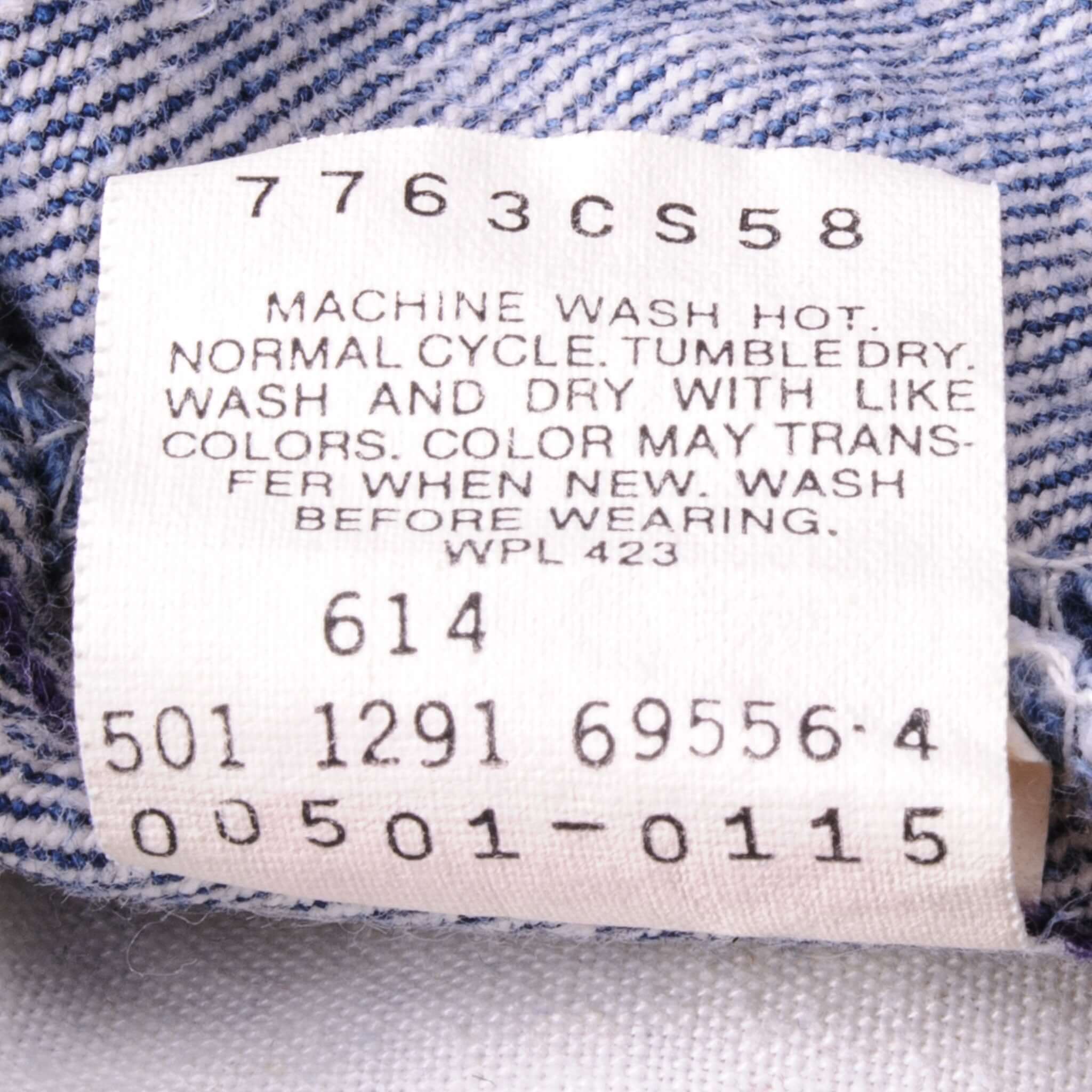 VINTAGE LEVIS 501 JEANS INDIGO 1988-1993 SIZE W31 L28 MADE IN USA