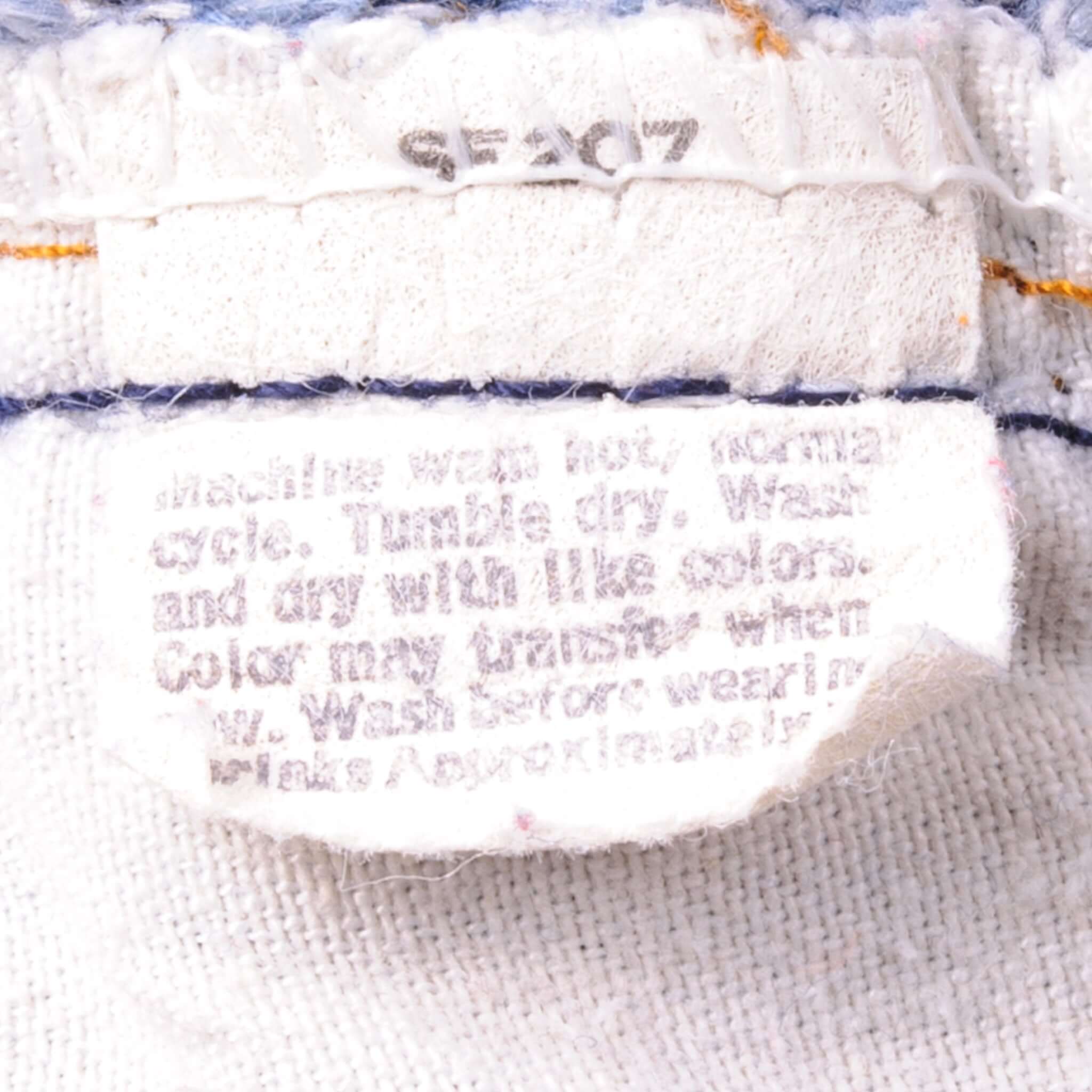 VINTAGE LEVIS 501 JEANS INDIGO 1970-1985 SIZE W34 L28 MADE IN USA