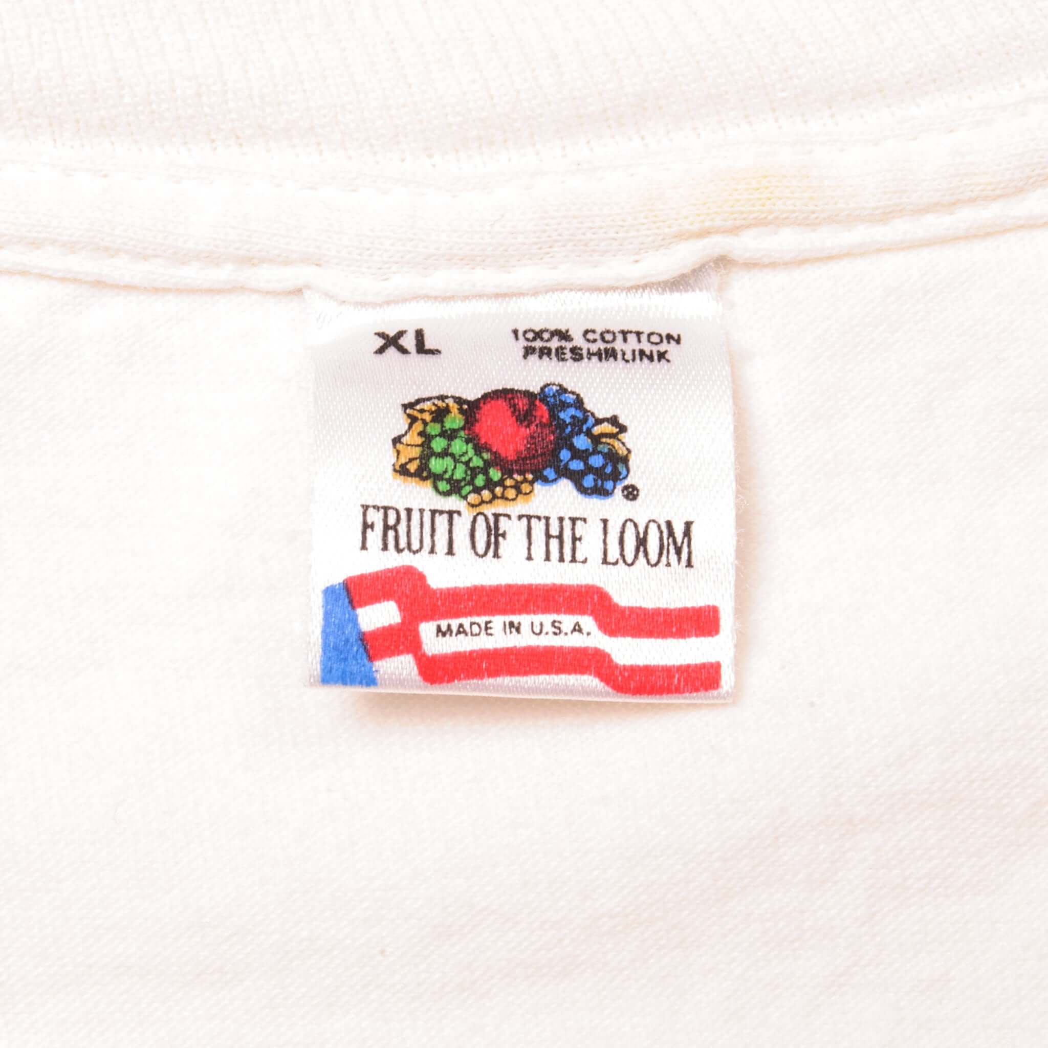 Vintage Keith Haring Ignorance = Fear, Silence = Death Fight AID Act Up Fruit of the Loom Tee Shirt 1990s Size Large Made In USA With Single Stitch Sleeves.