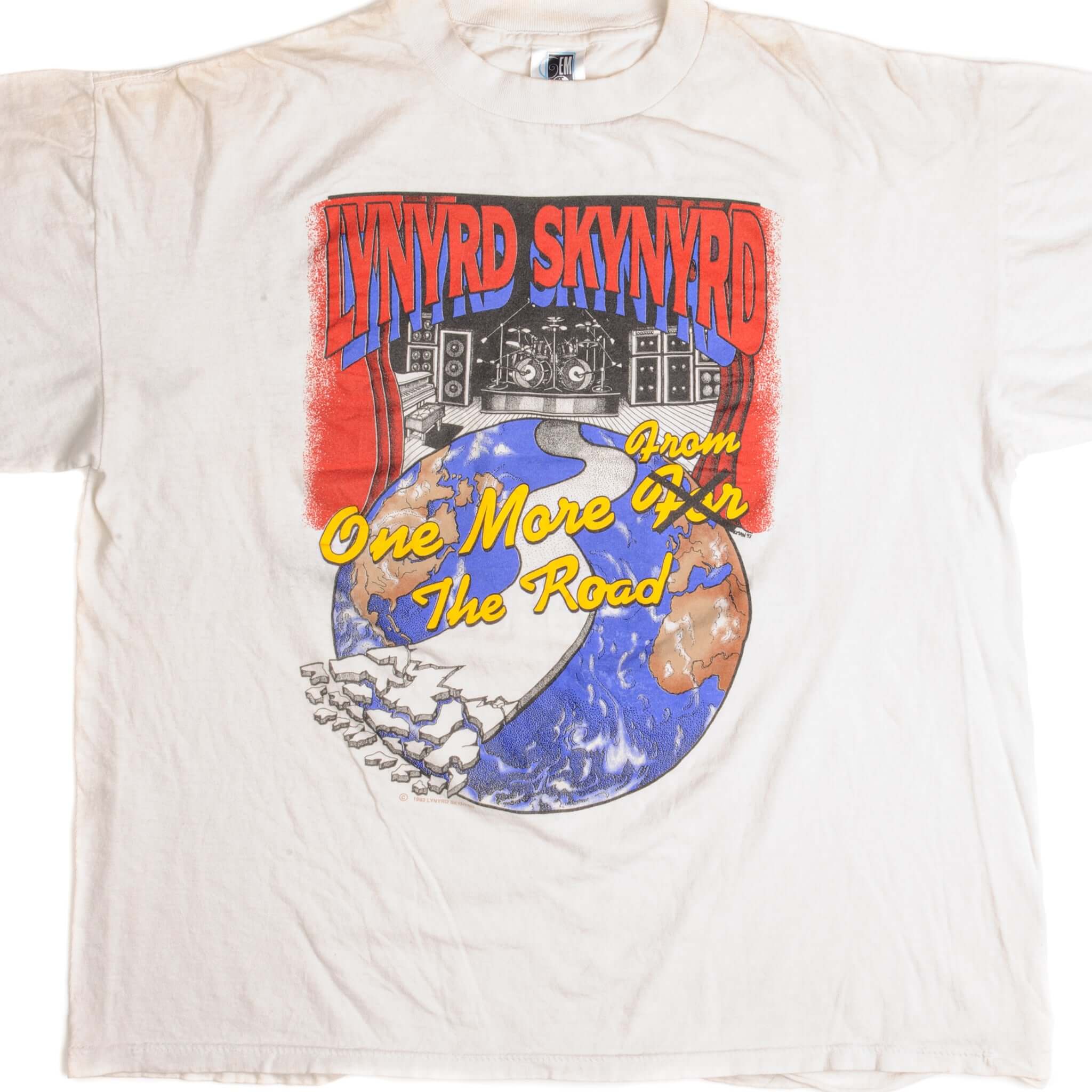 VINTAGE LYNYRD SKYNYRD 20TH ANNIVERSARY TOUR TEE SHIRT 1993 SIZE XL MADE IN USA