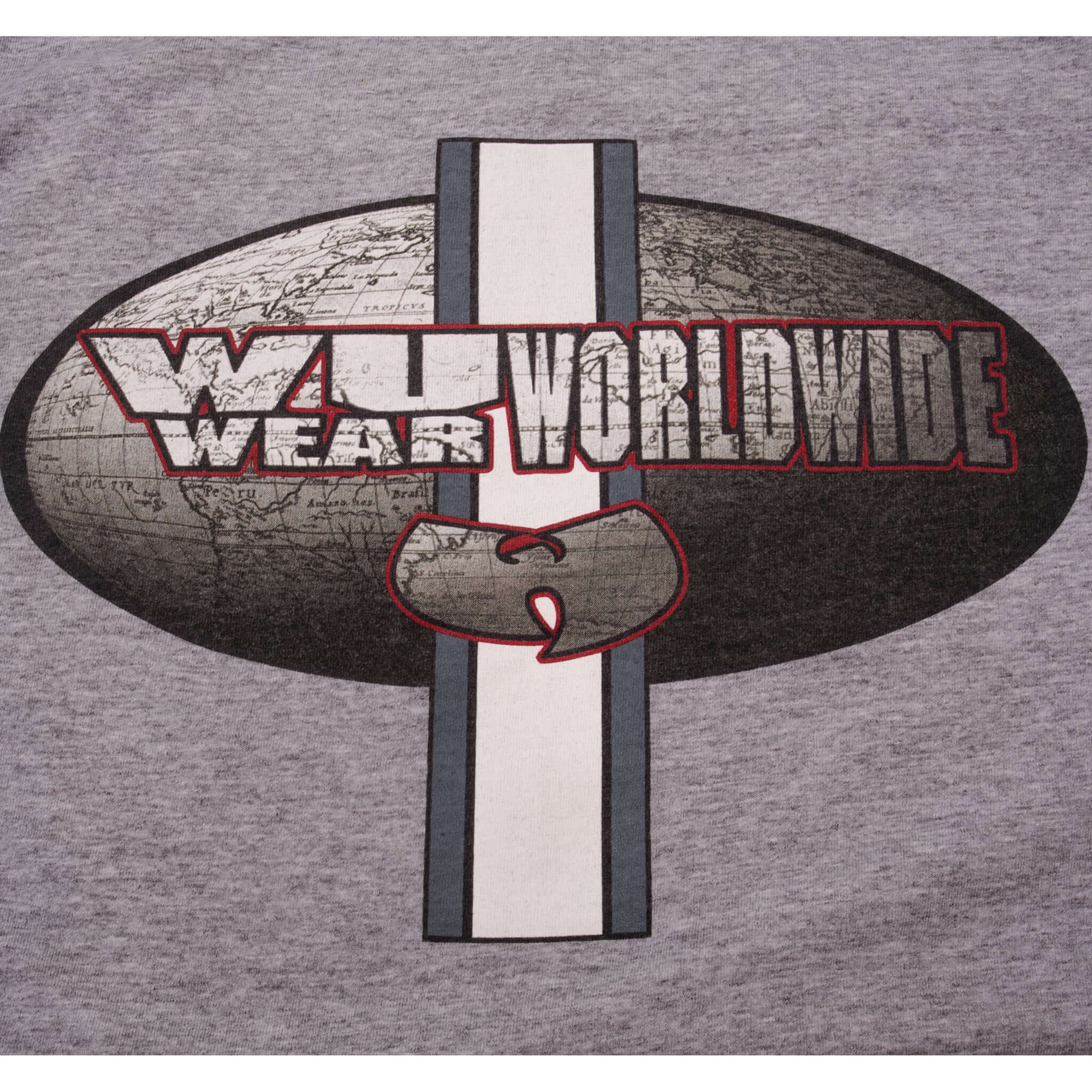 VINTAGE WU WEAR WORLDWIDE 90S LONG SLEEVE TEE SHIRT SIZE XL MADE IN USA