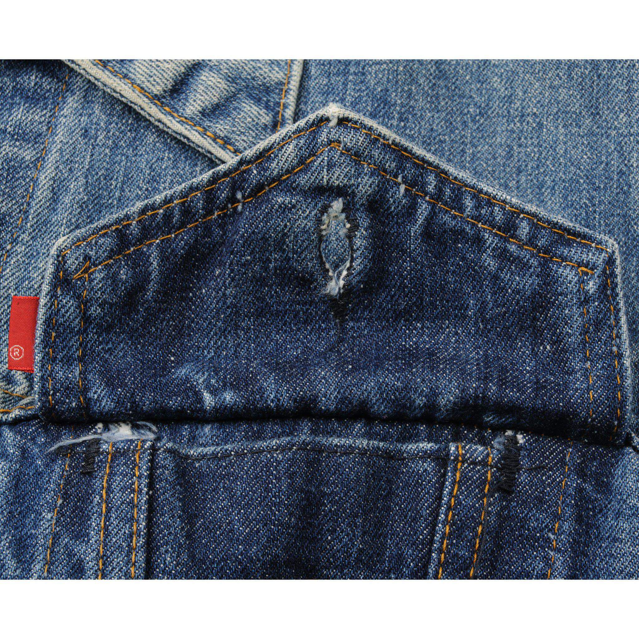 VINTAGE LEVIS JACKET SINGLE STITCH SIZE 46 MADE IN USA