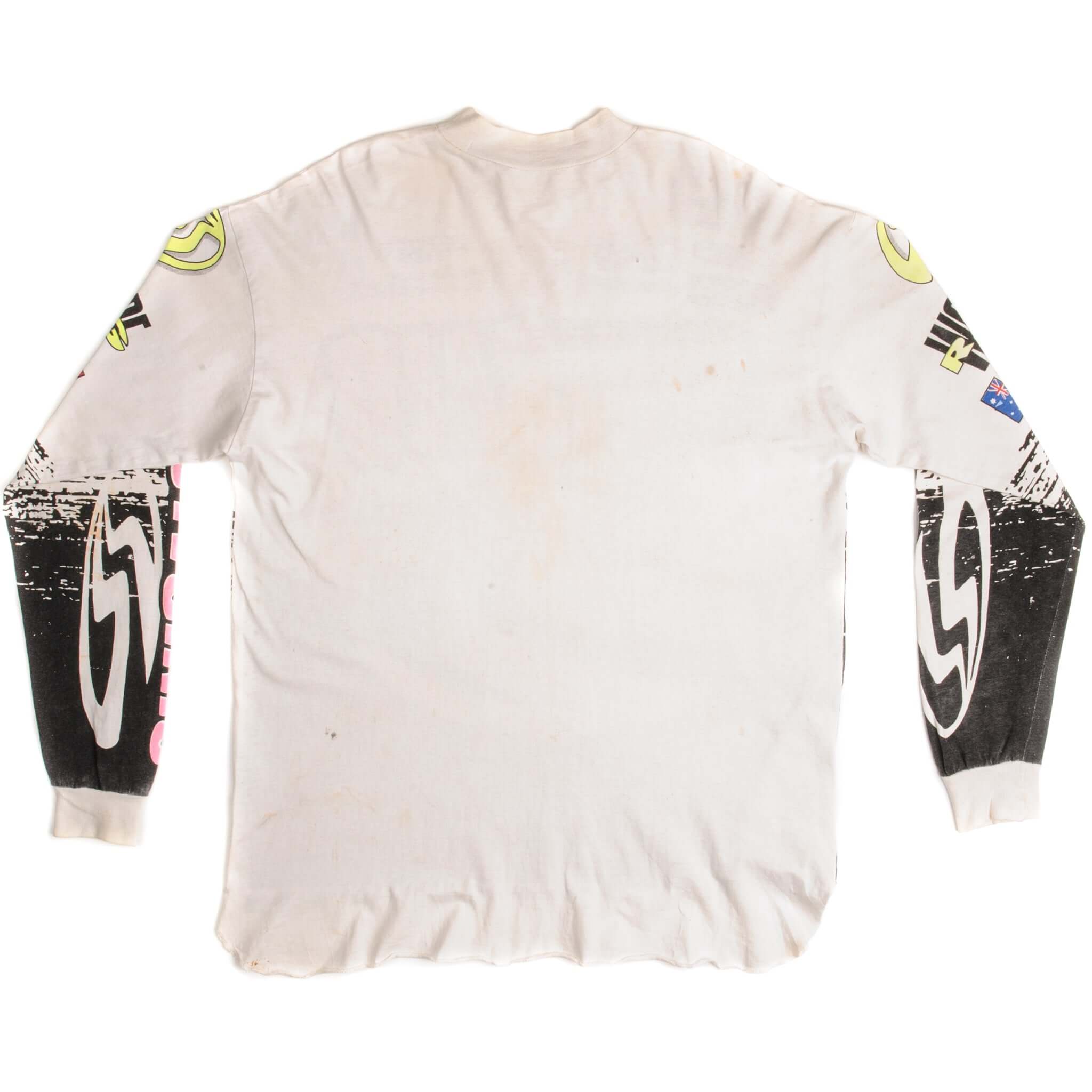 VINTAGE SINISALO MOTOCROSS MX 1980s LONG SLEEVES TEE SHIRT SIZE XL