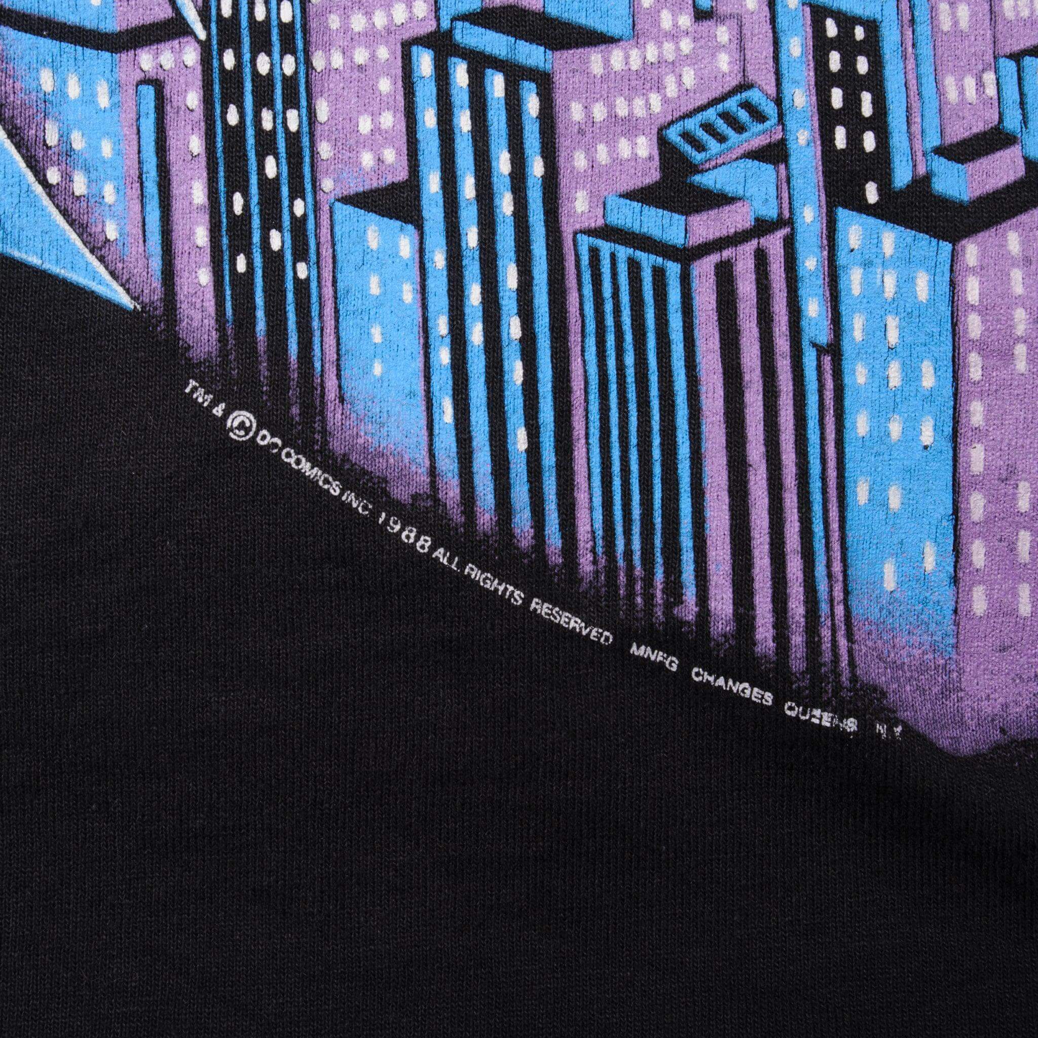 Vintage DC Comics Batman Screen Starts Best Tee Shirt, Single Stitch, 1988, Size M