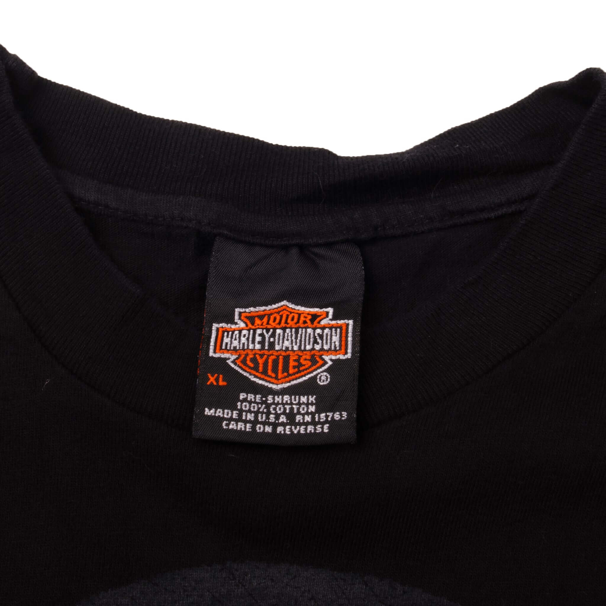 Vintage Harley Davidson "Hell On Wheels" Blue Springs, Missouri Hanes 200 Size XLarge. Made In USA