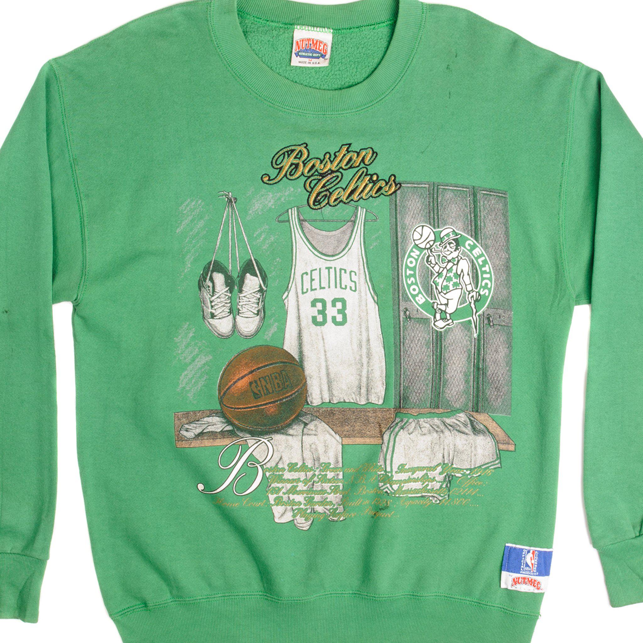 CustomCat Minnesota Timberwolves Vintage NBA Crewneck Sweatshirt Irish Green / 5XL