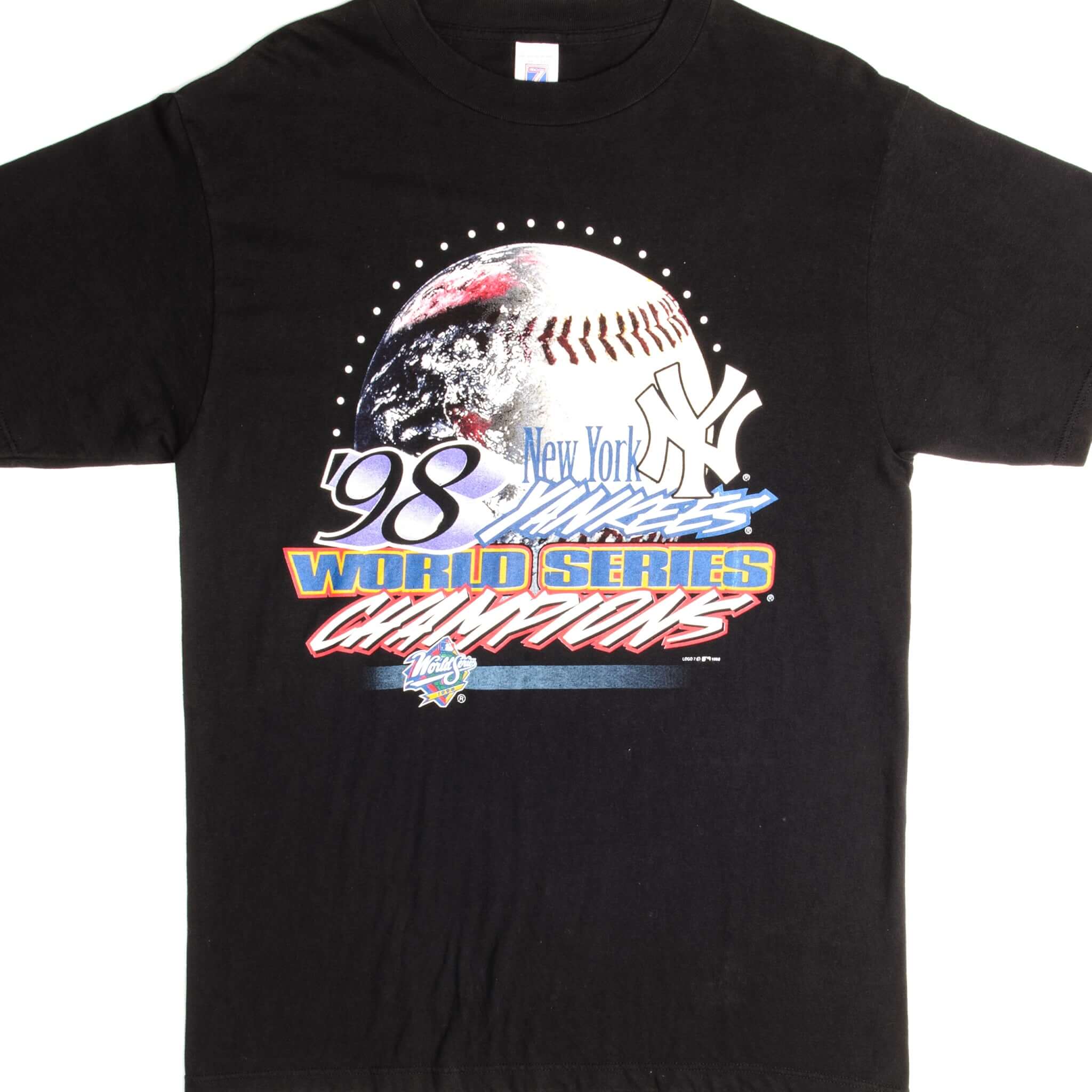 VINTAGE MLB NEW YORK YANKEES TEE SHIRT 1998 SIZE LARGE