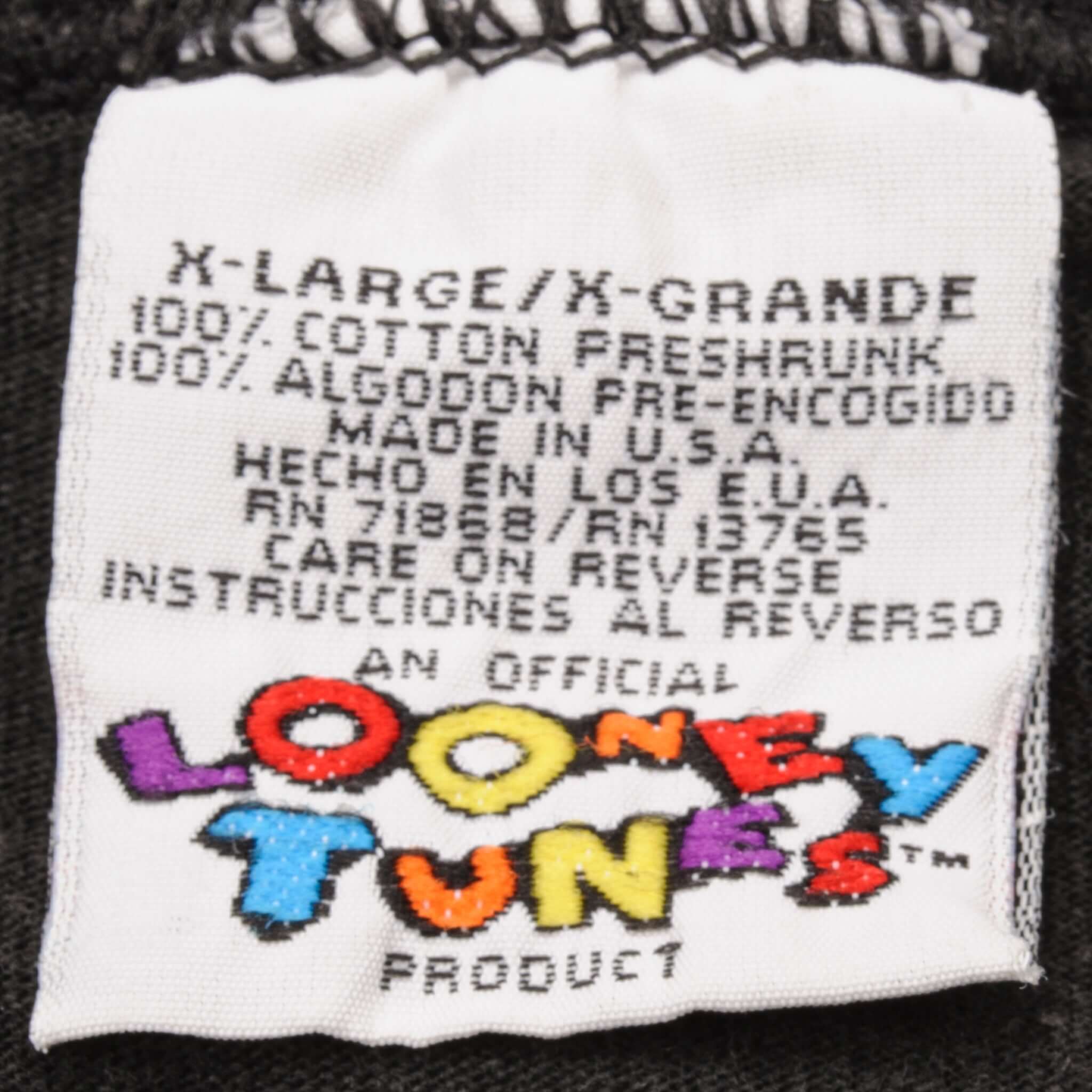 VINTAGE LOONEY TUNES TAZ TEE SHIRT 1996 SIZE XL MADE IN USA