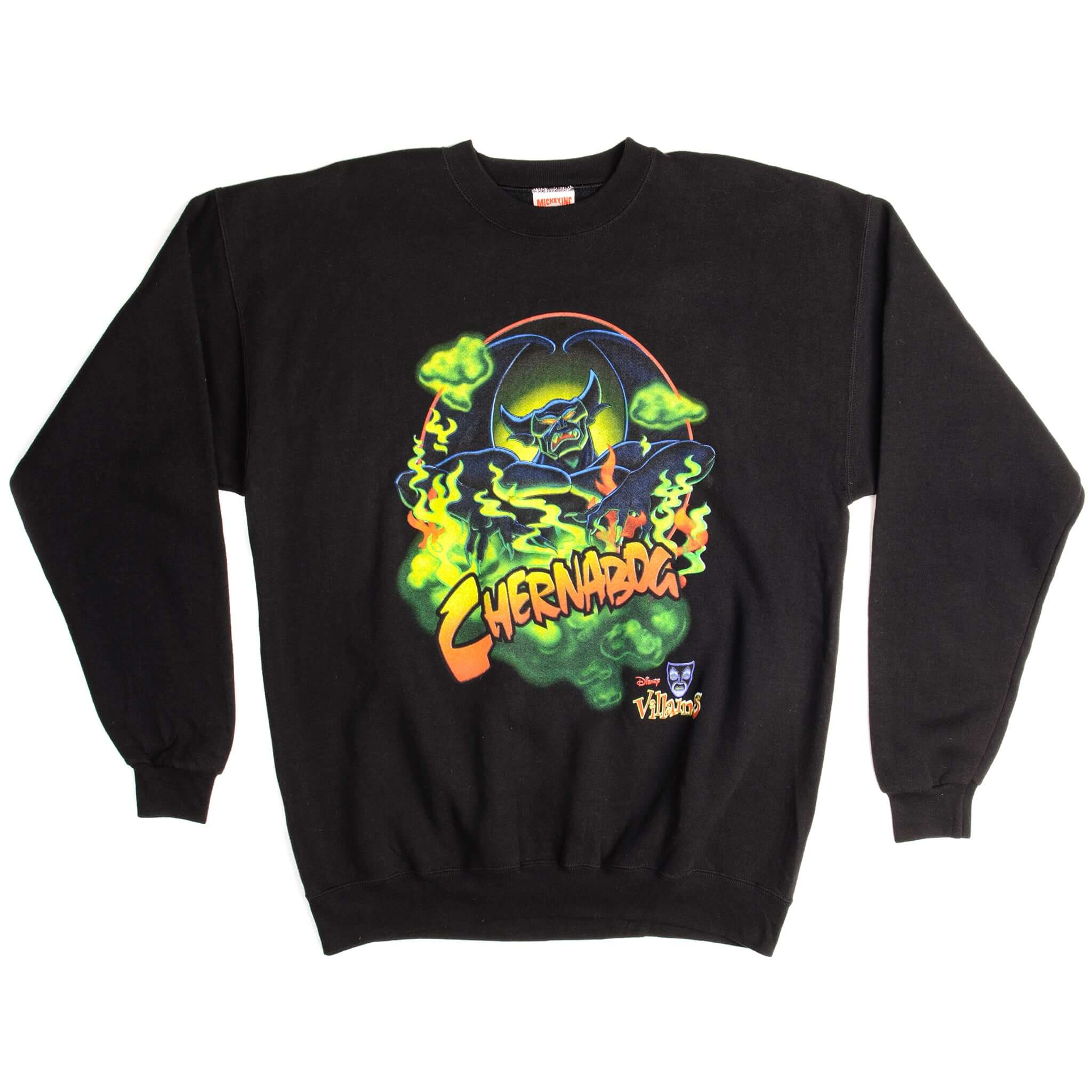 Vintage Disney Villains Chernabog From Fantasia Mickey Inc Sweatshirt Size XLarge Made In USA.